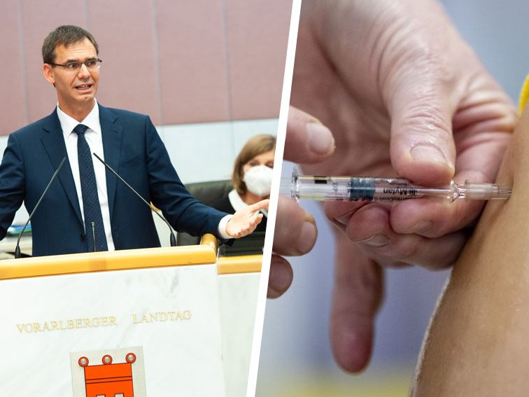 Corona-Impfung: "Das muss jeder für sich abwägen", so Wallner. Corona-Impfung: "Das muss jeder für sich abwägen", so Wallner.