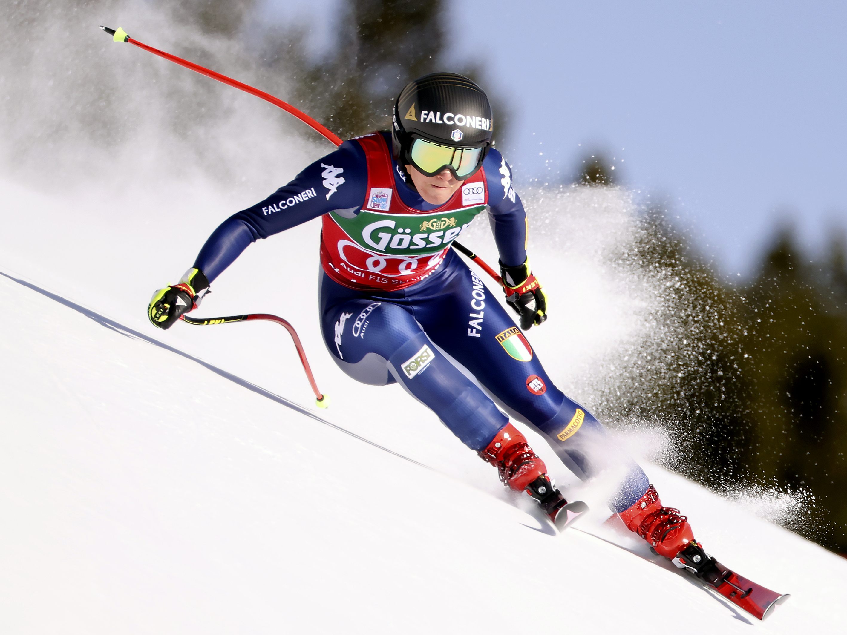 Goggia gewinnt die Abfahrt in St. Anton.