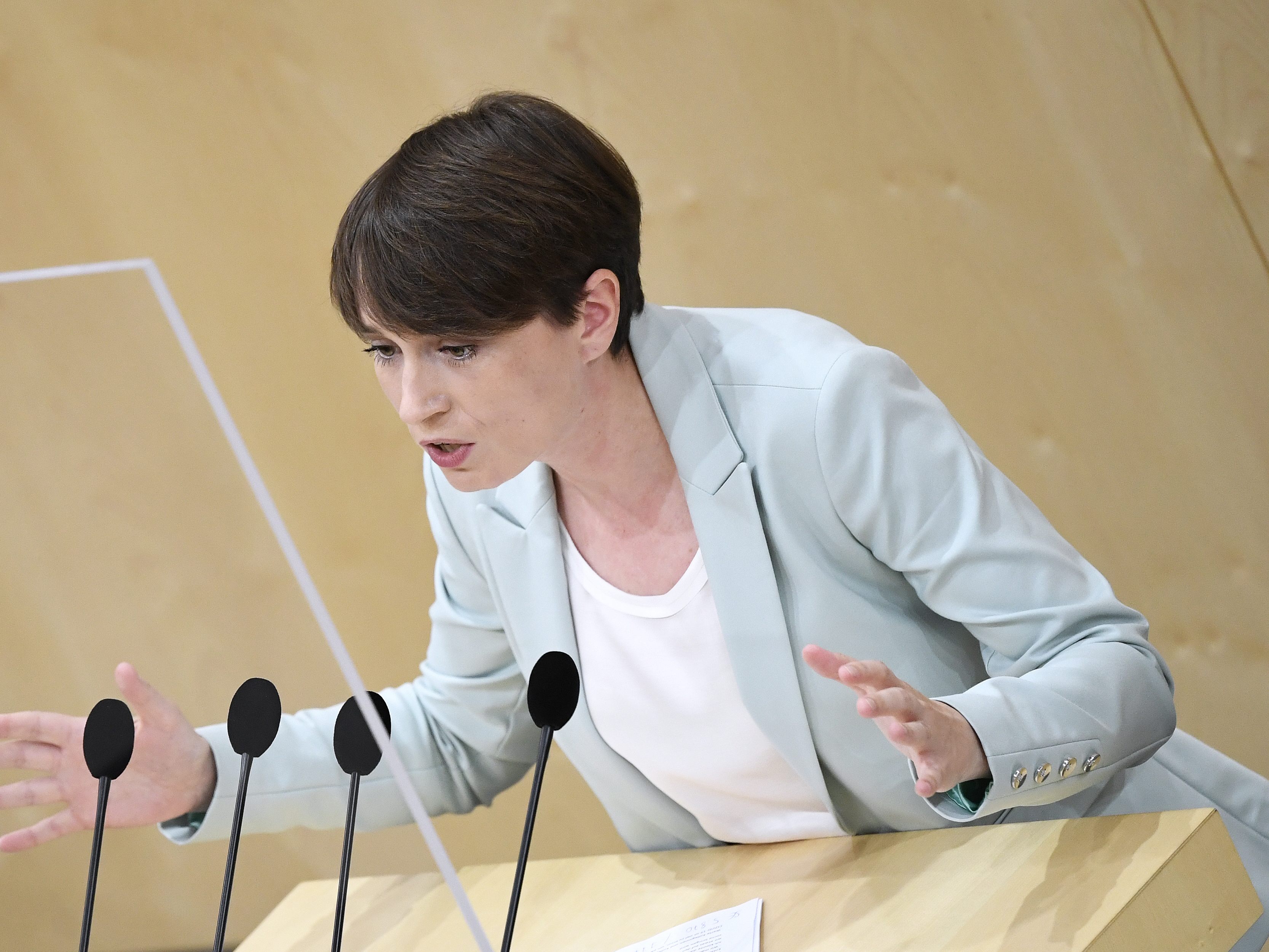 Das Team um Fraktionschefin Sigrid Maurer wird neu aufgestellt Das Team um Fraktionschefin Sigrid Maurer wird neu aufgestellt
