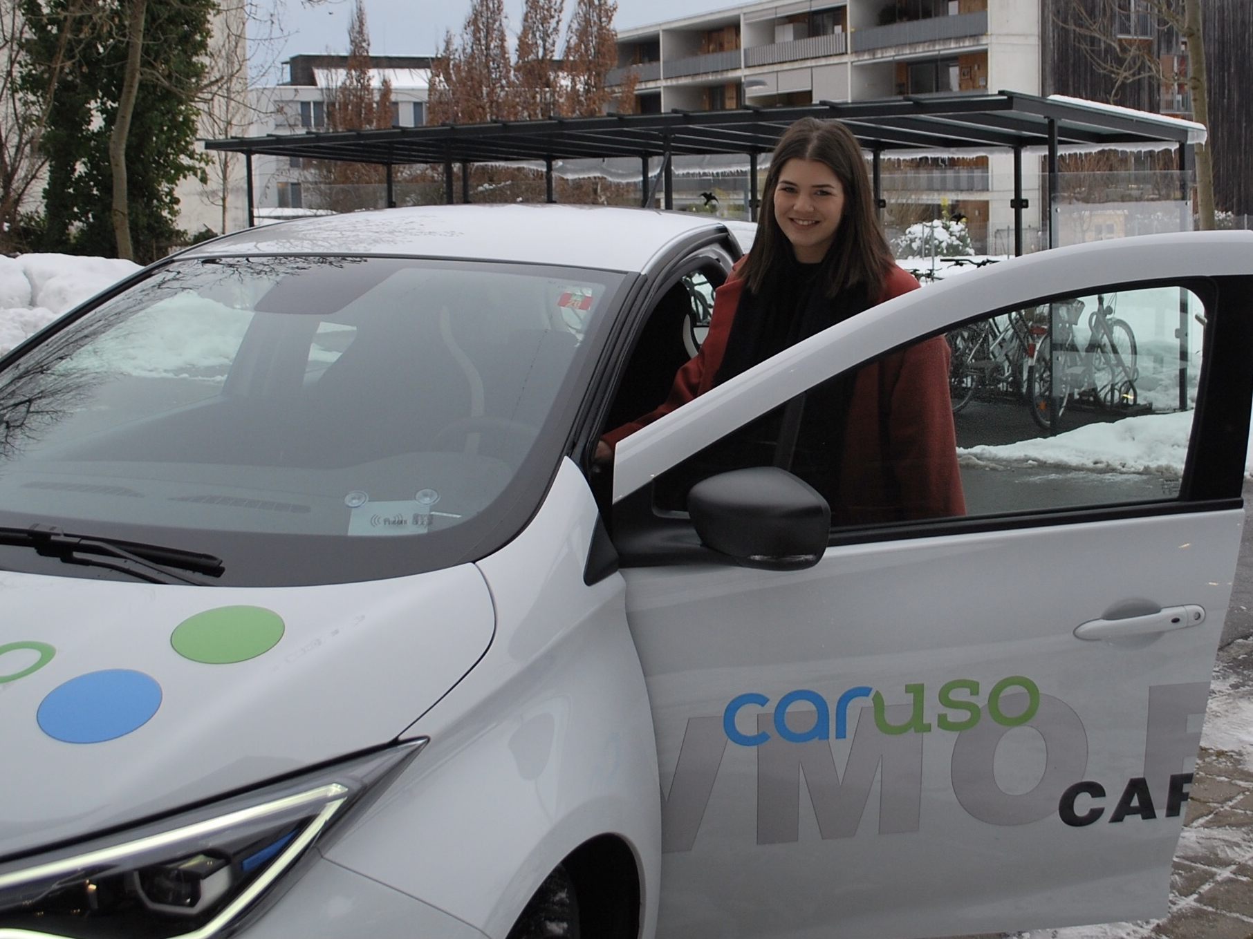 Natascha Huber ist Projektmitarbeiterin bei CARUSO Carsharing in Dornbirn. Natascha Huber ist Projektmitarbeiterin bei CARUSO Carsharing in Dornbirn.