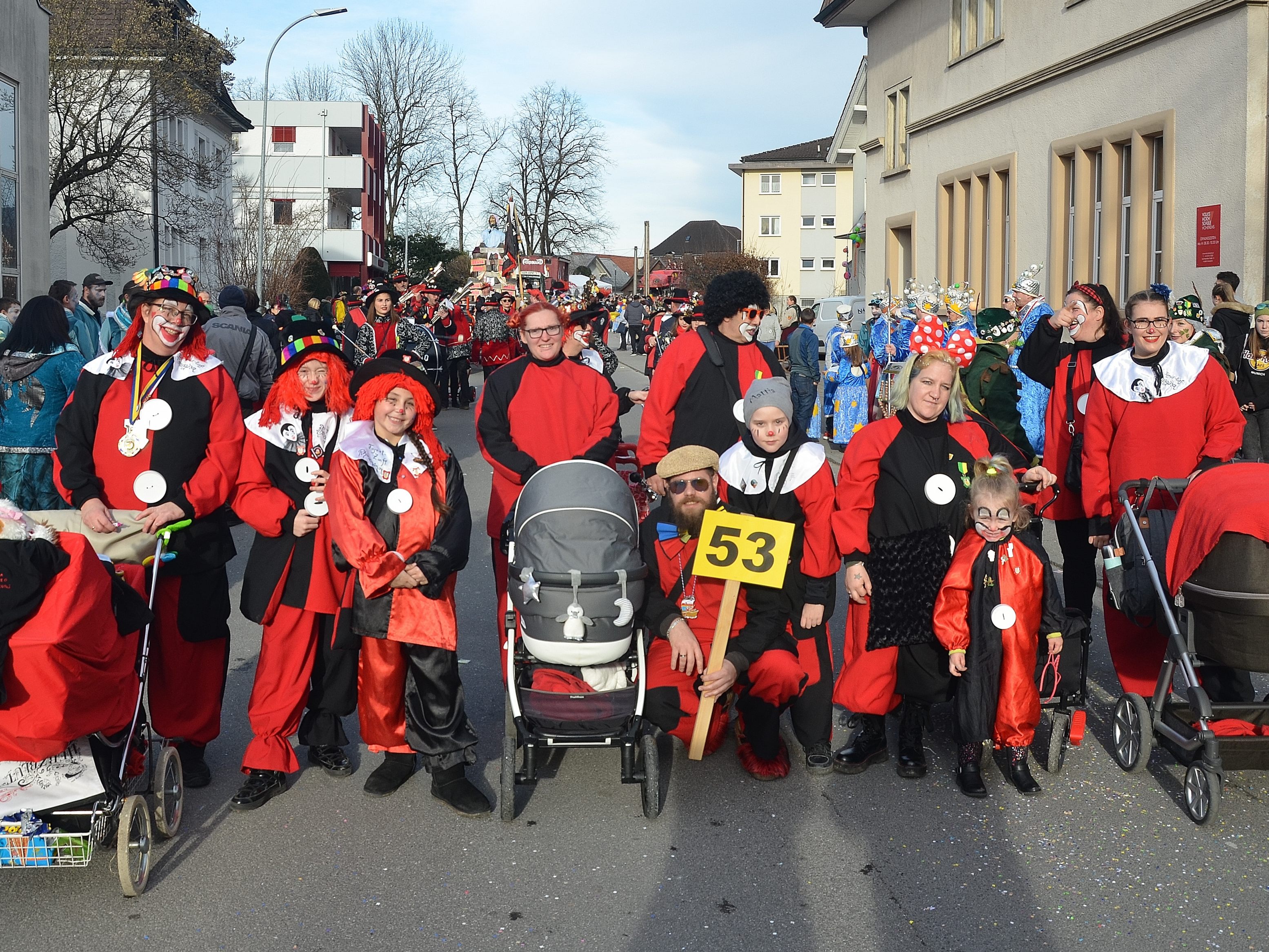 Die Clowns der Rhinzigünar freuen sich, wenn man endlich wieder gemeinsam die Fasnat zelebrieren kann.
