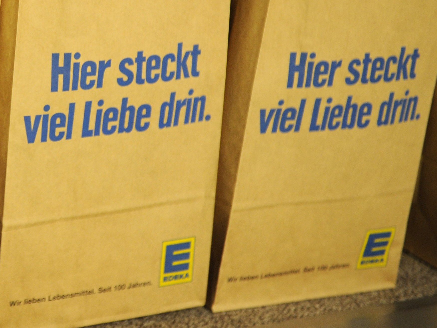 Bei Edeka steckt scheinbar auch viel Ironie drin.