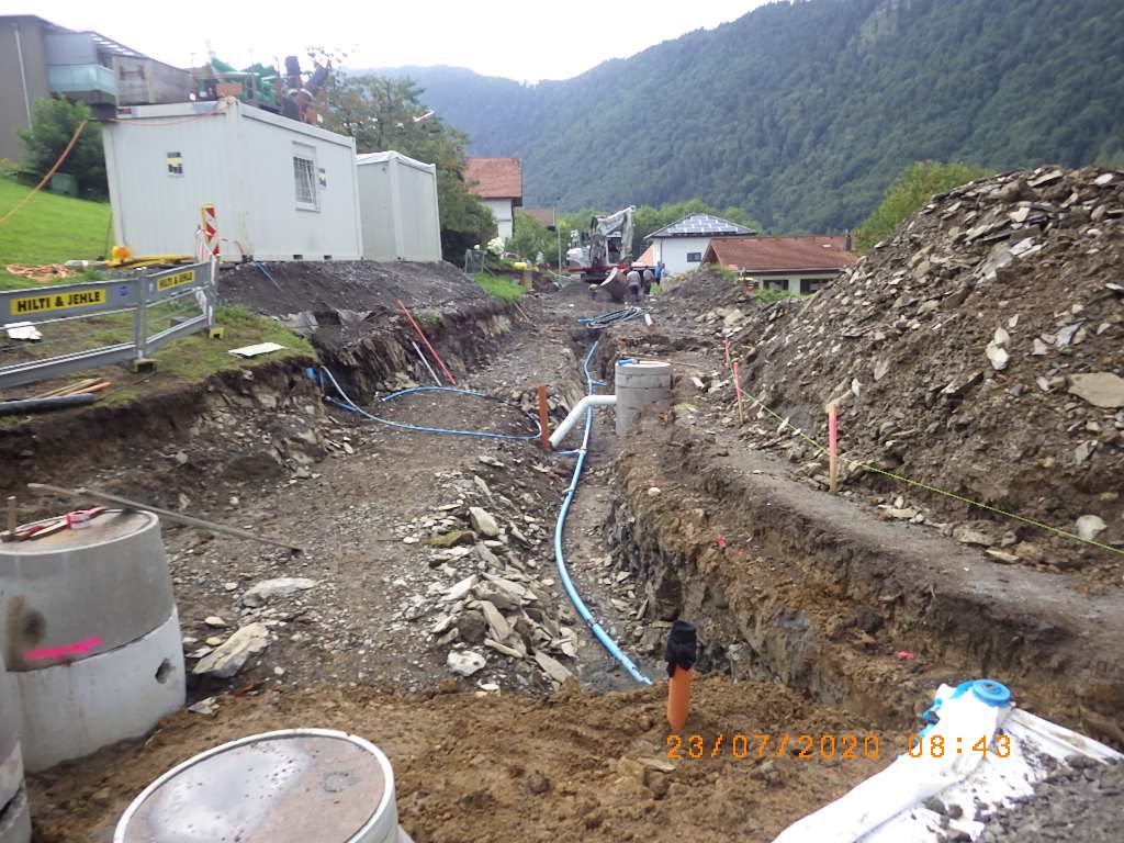 In Fraxern wurde eifrig gegraben