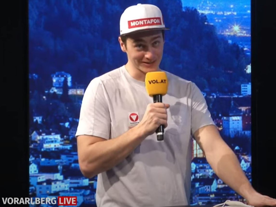 Sympathischer Gast bei "Vorarlberg Live" - Snowboard-Profi Alessandro "Izzi" Hämmerle. Sympathischer Gast bei "Vorarlberg Live" - Snowboard-Profi Alessandro "Izzi" Hämmerle.
