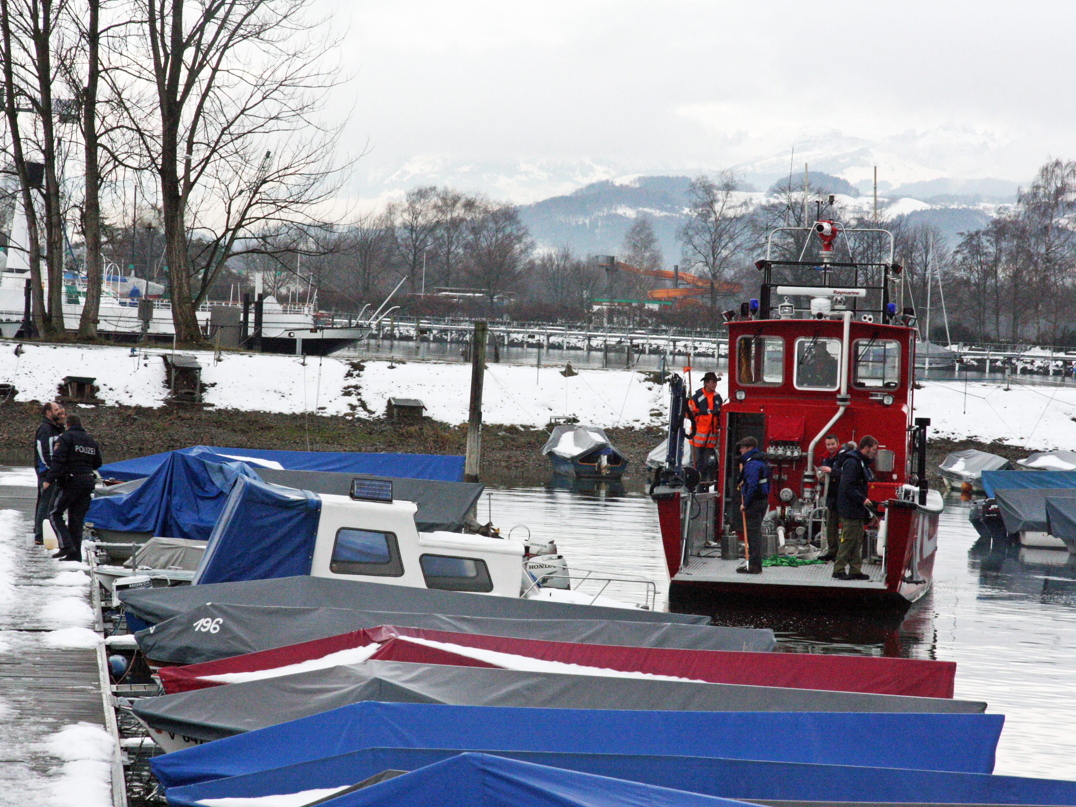 Das Boot wurde aus dem Wasser gehoben und ausgepumpt./Archivbild