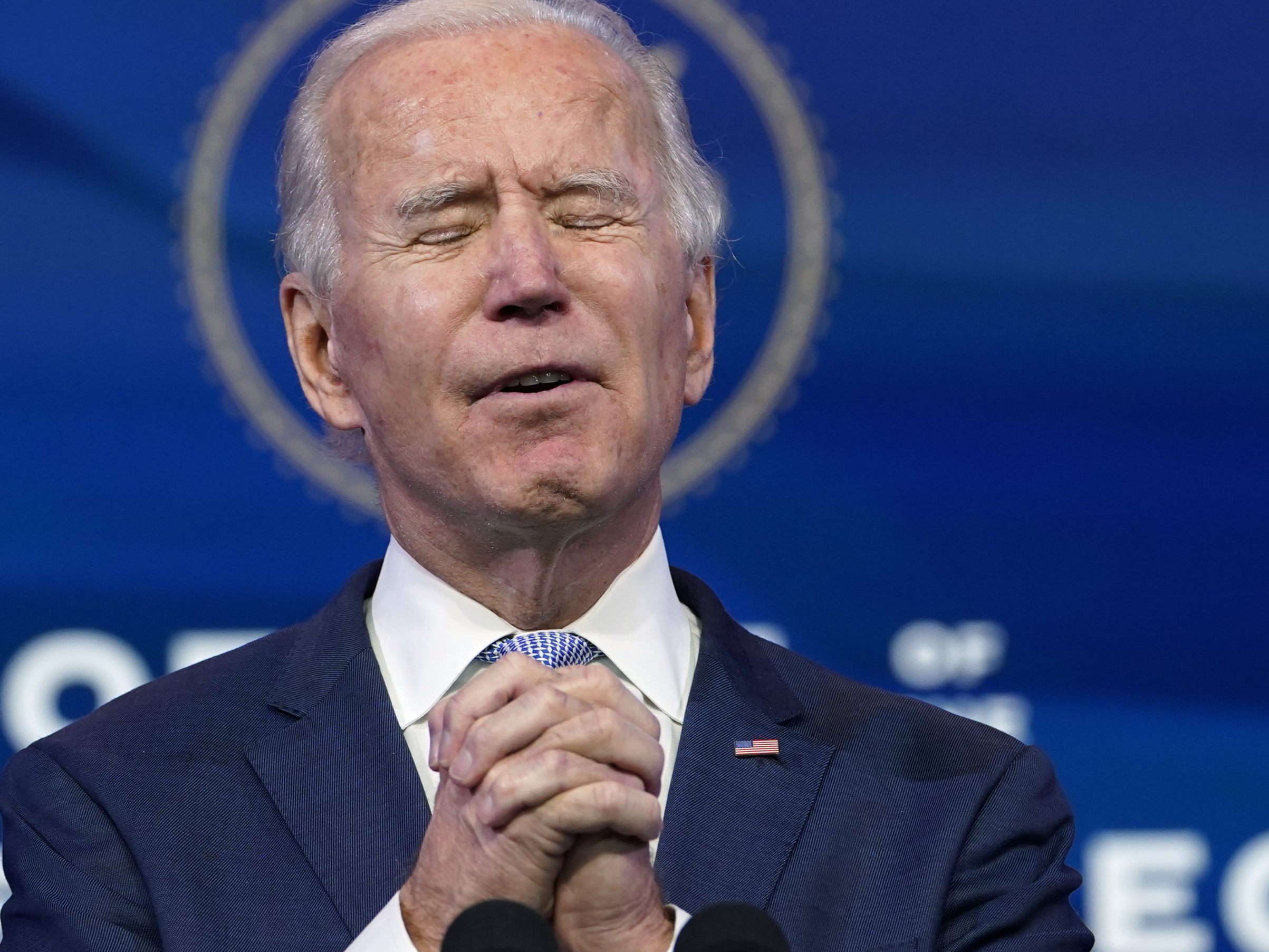 Joe Biden hat die erforderliche absolute Mehrheit der Wahlleute erreicht. Joe Biden hat die erforderliche absolute Mehrheit der Wahlleute erreicht.