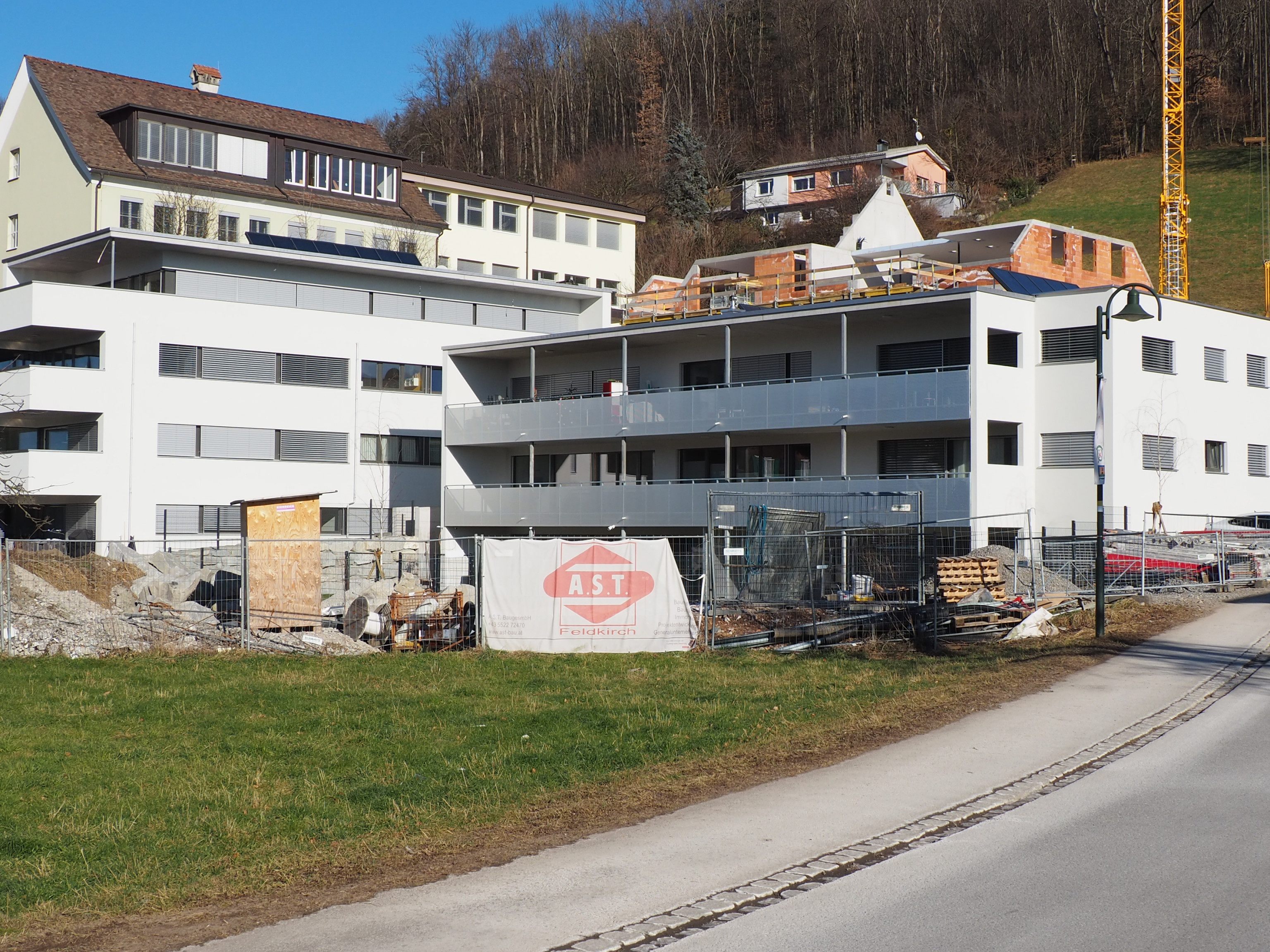 Das Areal des Koblacher Adlers unterhalb der Volksschule