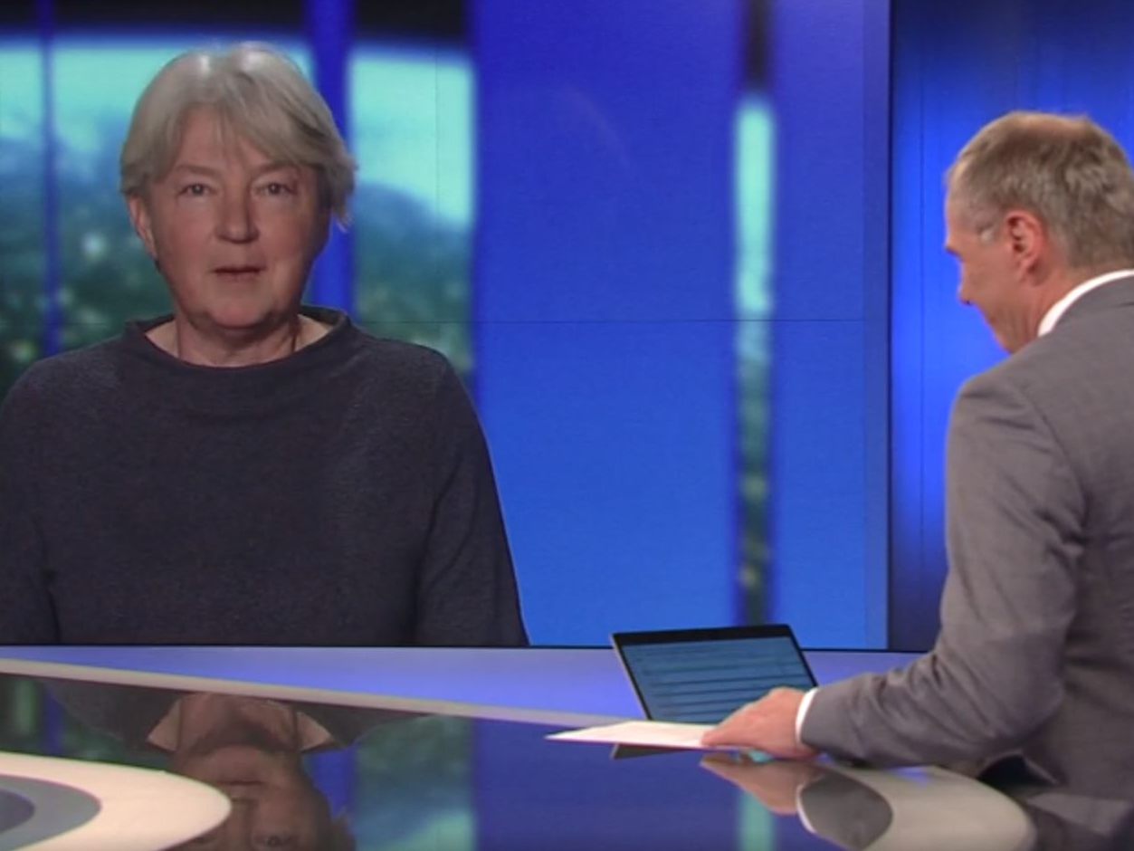 Elisabeth Puchhammer-Stöckl in der "ZIB 2".