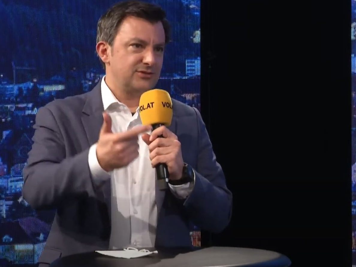 Martin Staudinger, Bürgermeister von Hard, zu Gast bei "Vorarlberg Live". Martin Staudinger, Bürgermeister von Hard, zu Gast bei "Vorarlberg Live".