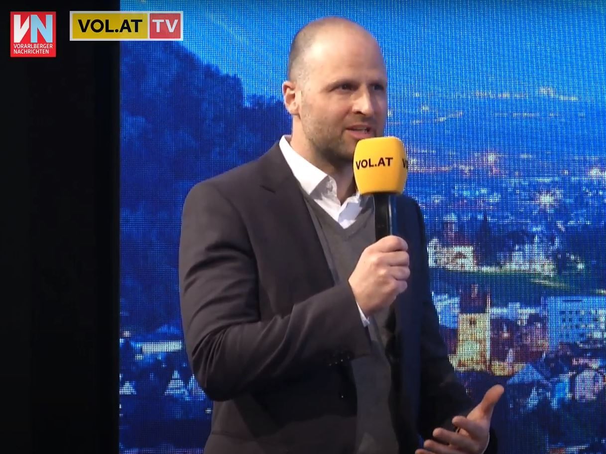 Wirtschaftslandesrat Marco Tittler zu Gast bei "Vorarlberg Live".