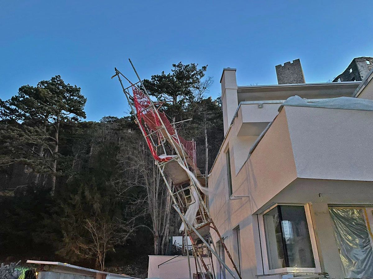 Heftiger Sturm: Raum Baden und das Waldviertel unter anderem betroffen.