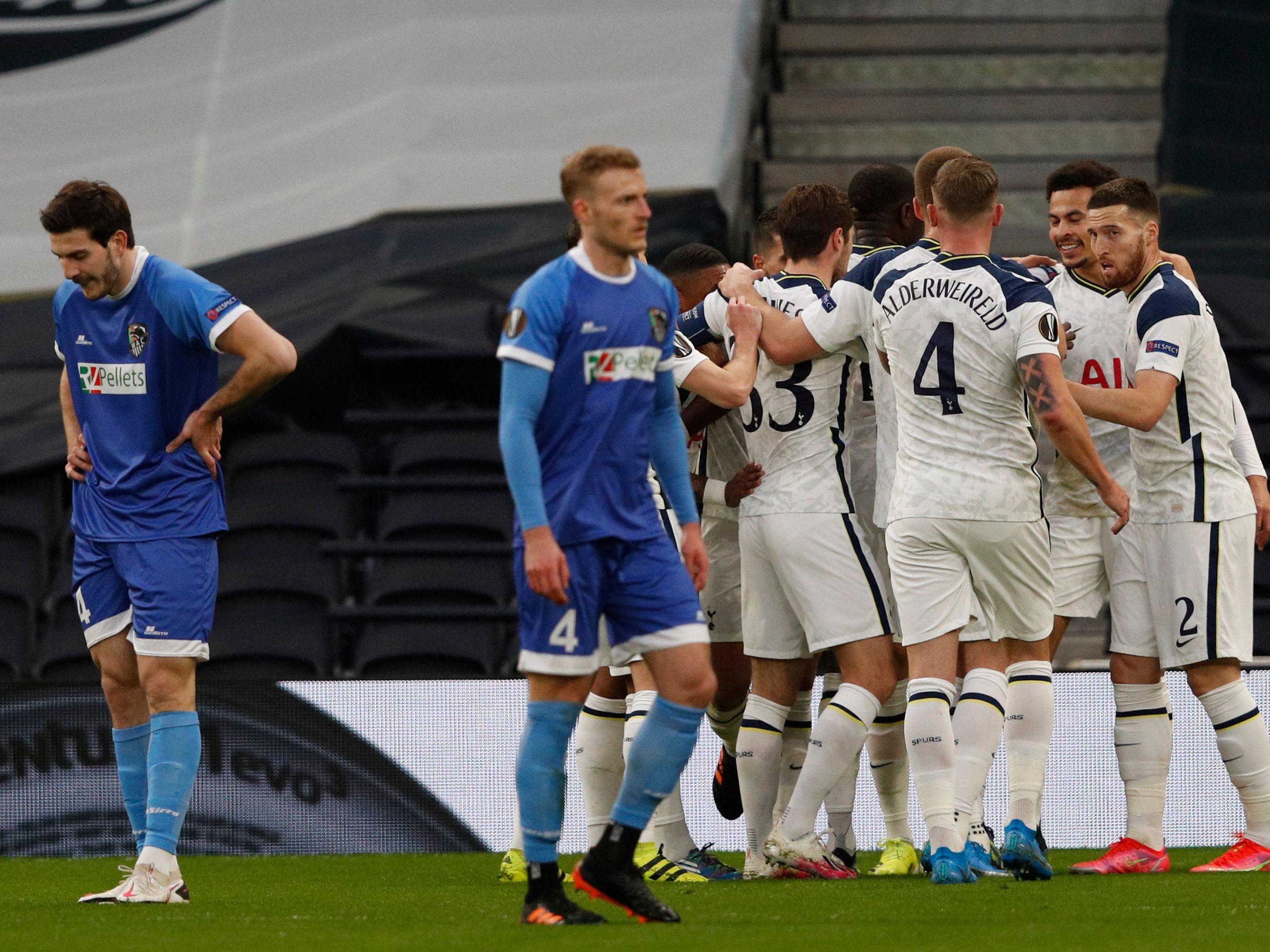 Tottenham war für den WAC auch heute eine Nummer zu groß.