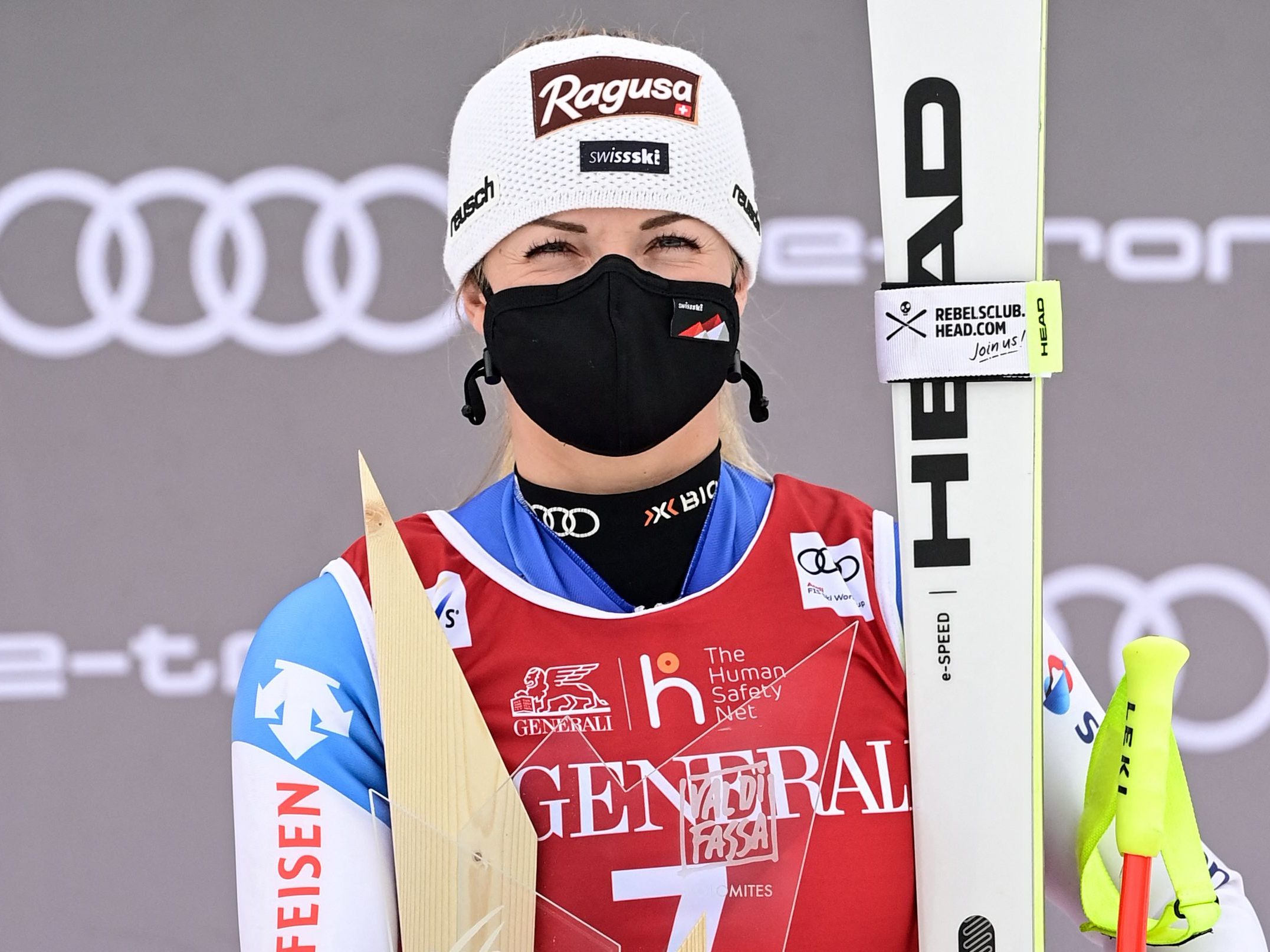 Lara Gut-Behrami gewinnt auch die zweite Abfahrt in Val di Fassa.