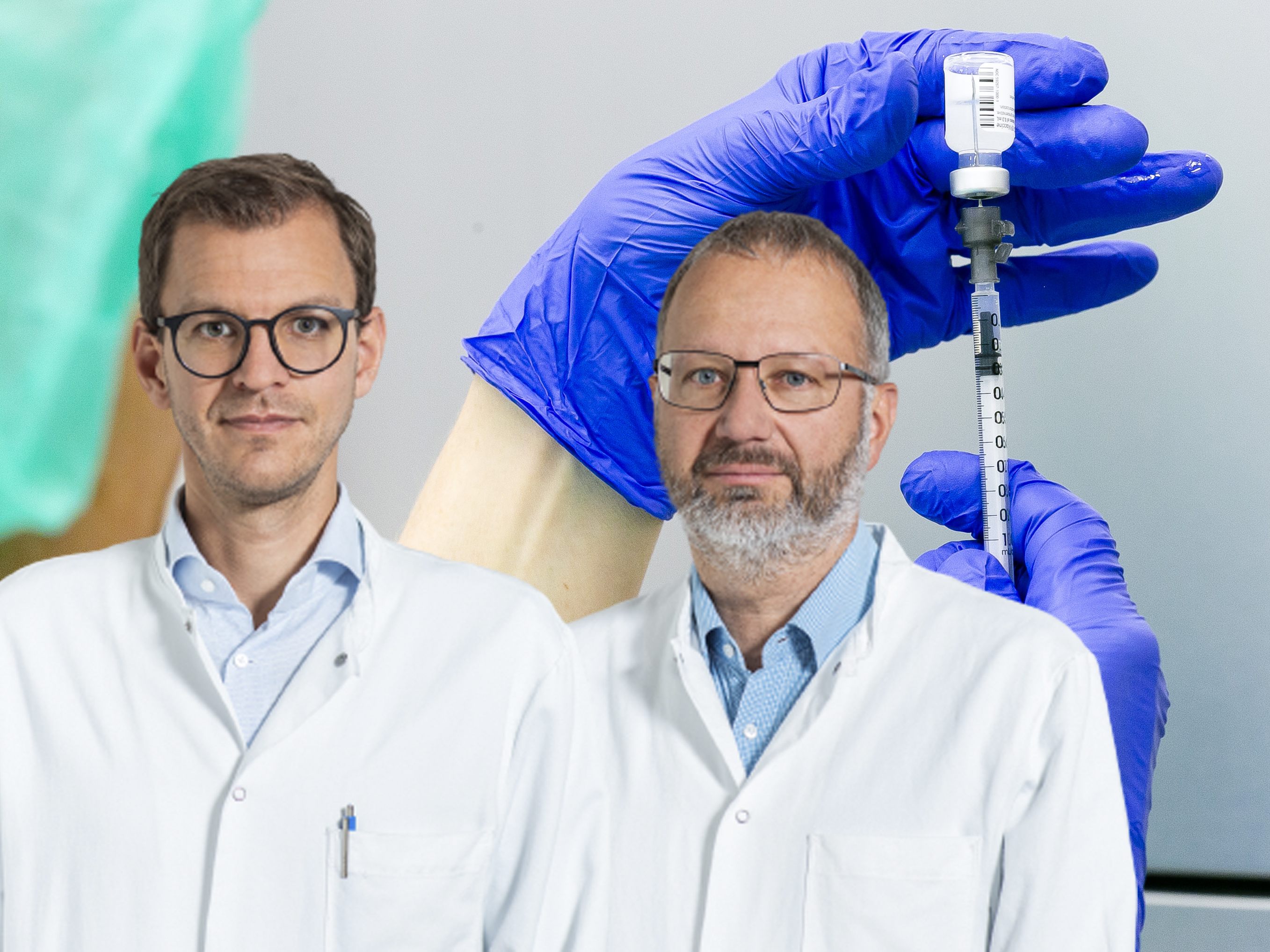 Primar Priv. Doz. Dr. Thomas Winder, PhD, Leiter der Abteilung für Innere Medizin II am LKH Feldkirch und der leitende Oberarzt Dr. Bernd Hartmann, Präsident der Krebshilfe Vorarlberg. Primar Priv. Doz. Dr. Thomas Winder, PhD, Leiter der Abteilung für Innere Medizin II am LKH Feldkirch und der leitende Oberarzt Dr. Bernd Hartmann, Präsident der Krebshilfe Vorarlberg.