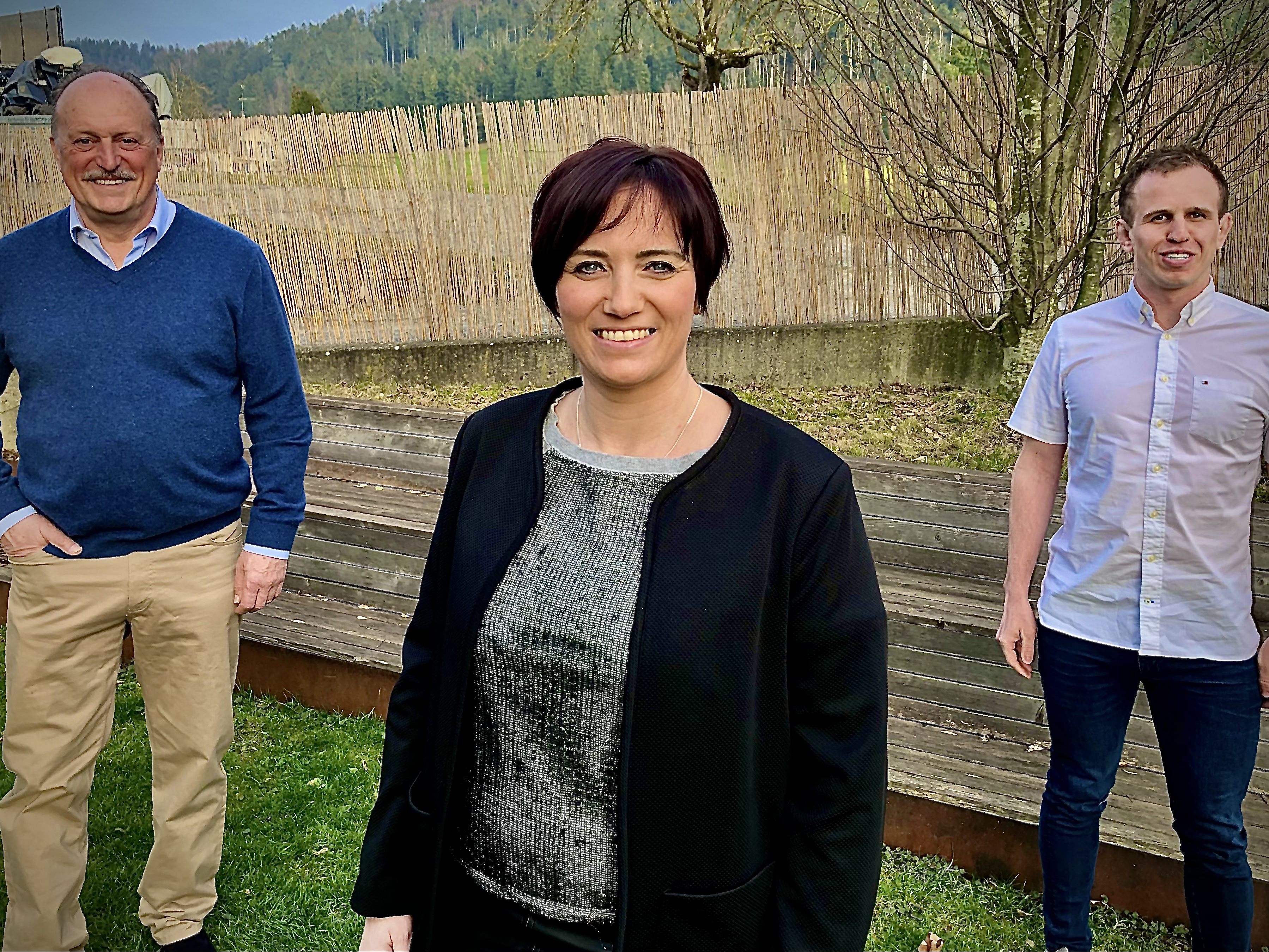 Karl Hehle, Katrin Flatz, Nico Plangger (v.l.n.r.)