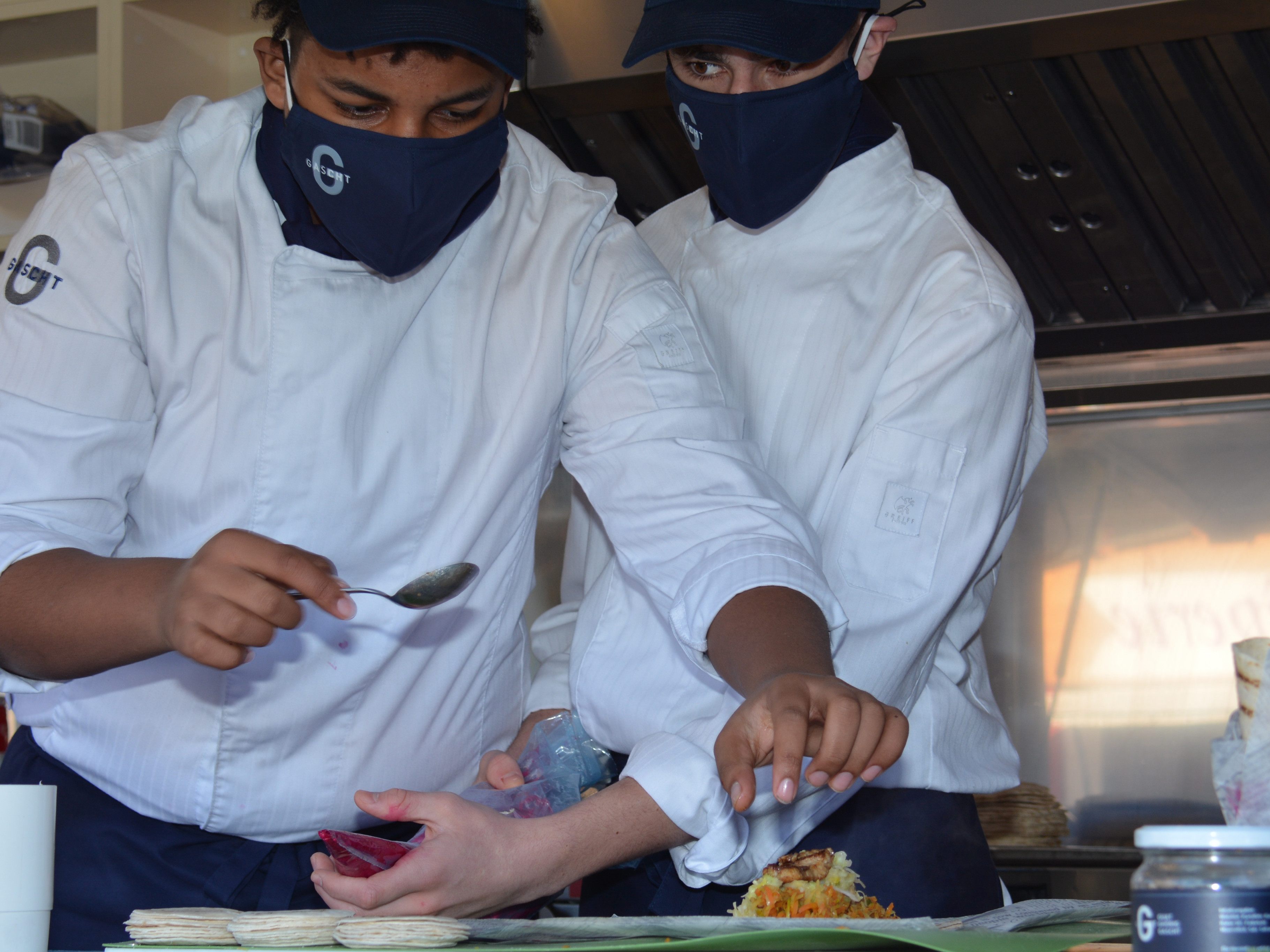Der Foodtruck fand großen Anklang.