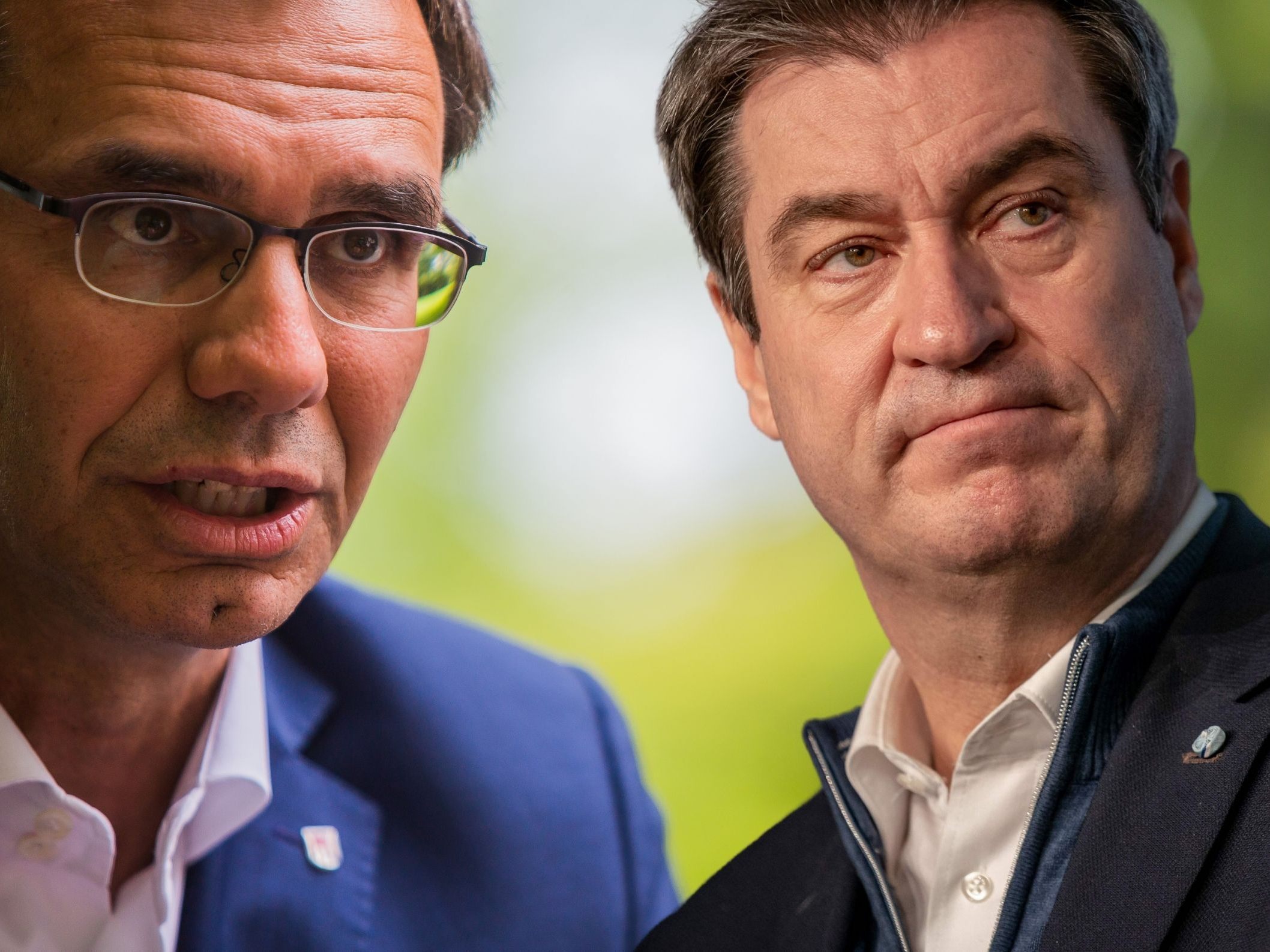 Der Vorarlberger Landeshauptmann Markus Wallner ruft Söder zu mehr Zurückhaltung auf., Der Vorarlberger Landeshauptmann Markus Wallner ruft Söder zu mehr Zurückhaltung auf.,