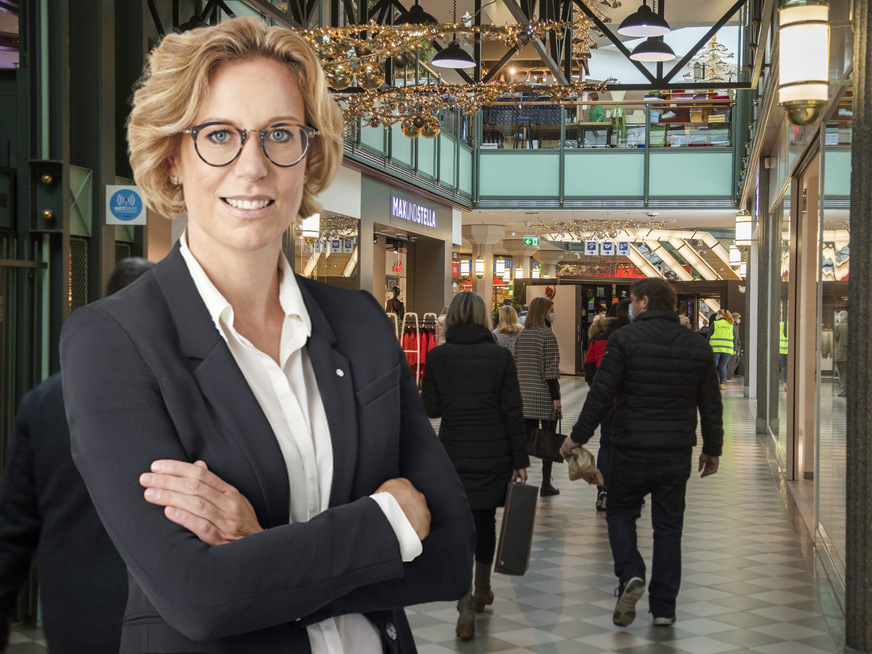 Carina Pollhammer, Obfrau der Sparte Handel in der Wirtschaftskammer zeigt sich erfreut über den „Restart“ des heimischen Handels am kommenden Montag.