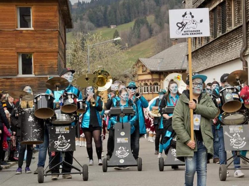 Der Faschingsumzug in Hittisau findet heuer digital statt. Der Faschingsumzug in Hittisau findet heuer digital statt.