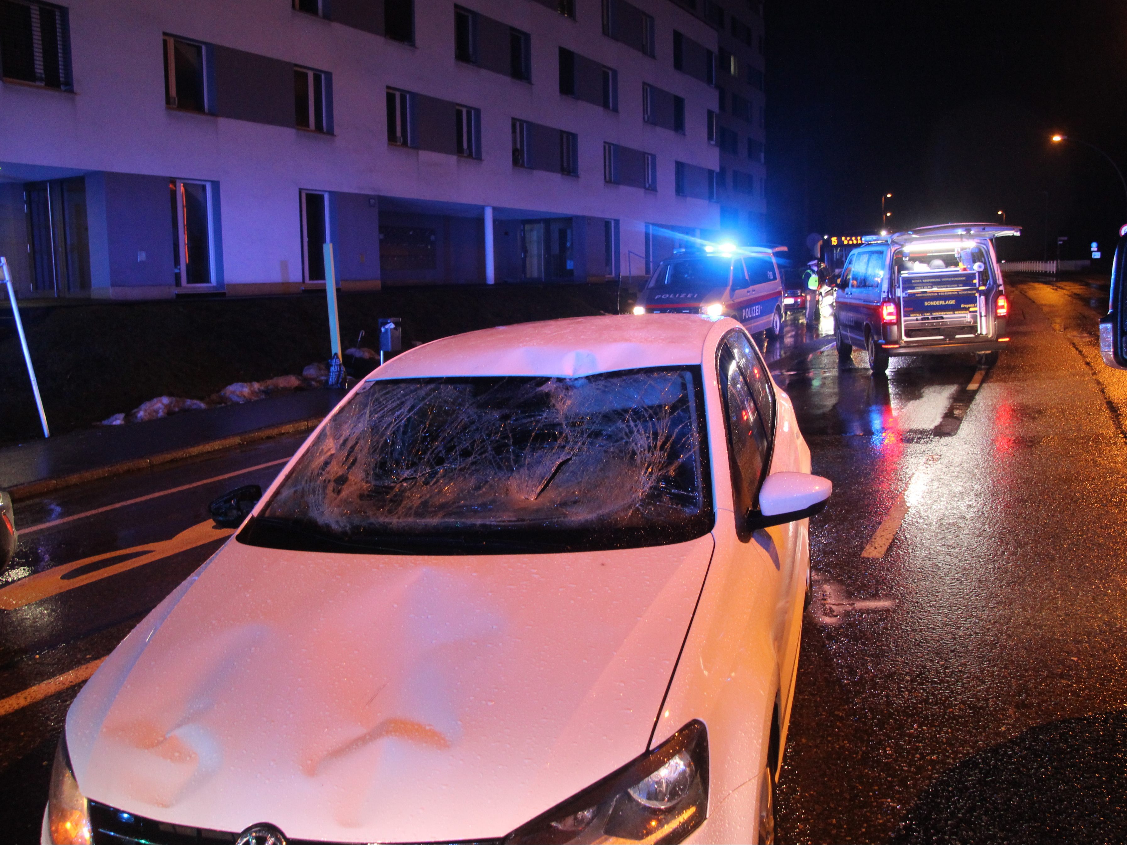 Vergangene Nacht kam es zu einem Verkehrsunfall in Bregenz.