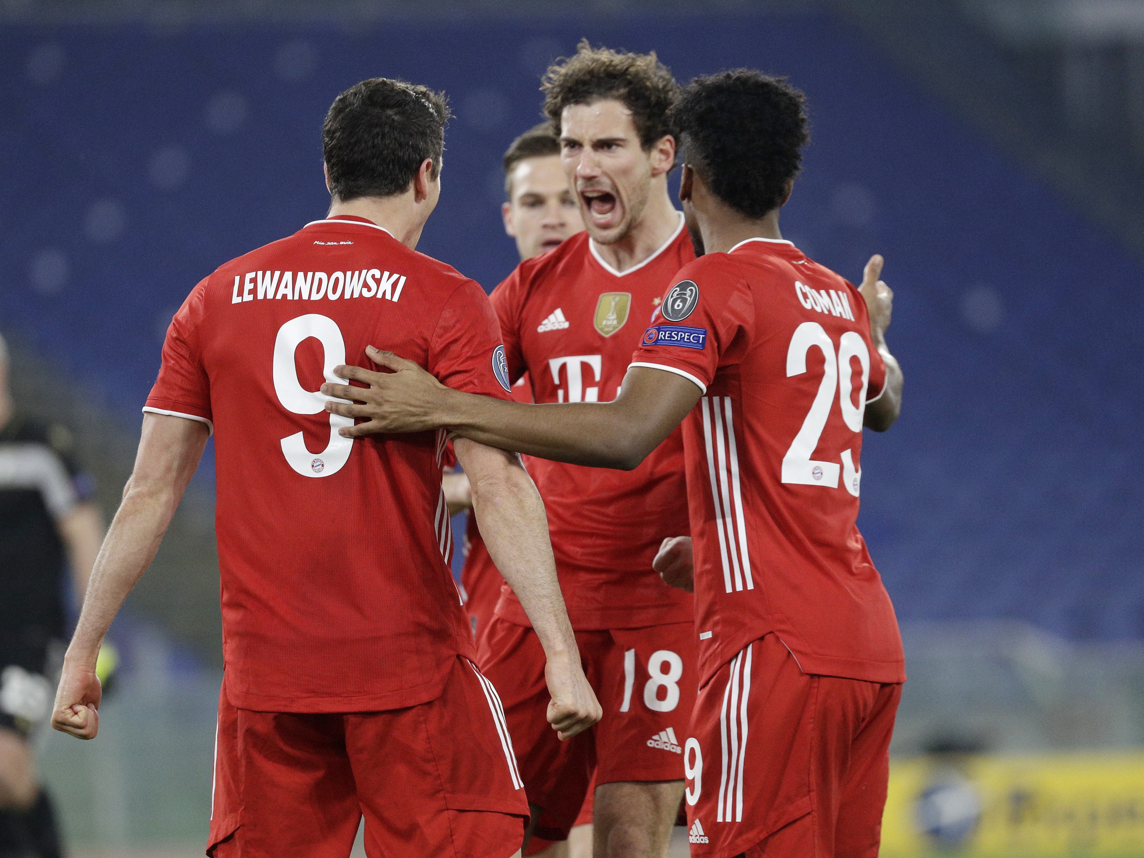 Lewandowski und Co. waren heute für Lazio eine Nummer zu groß. Lewandowski und Co. waren heute für Lazio eine Nummer zu groß.