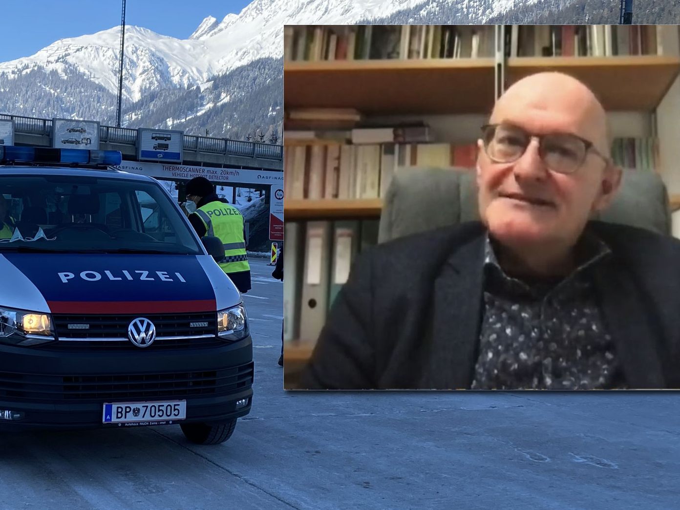 Univ. Prof. Dr. Peter Bußjäger bei "Vorarlberg Live" über die seit Freitag gültigen Verkehrsbeschränkungen in Tirol. Univ. Prof. Dr. Peter Bußjäger bei "Vorarlberg Live" über die seit Freitag gültigen Verkehrsbeschränkungen in Tirol.