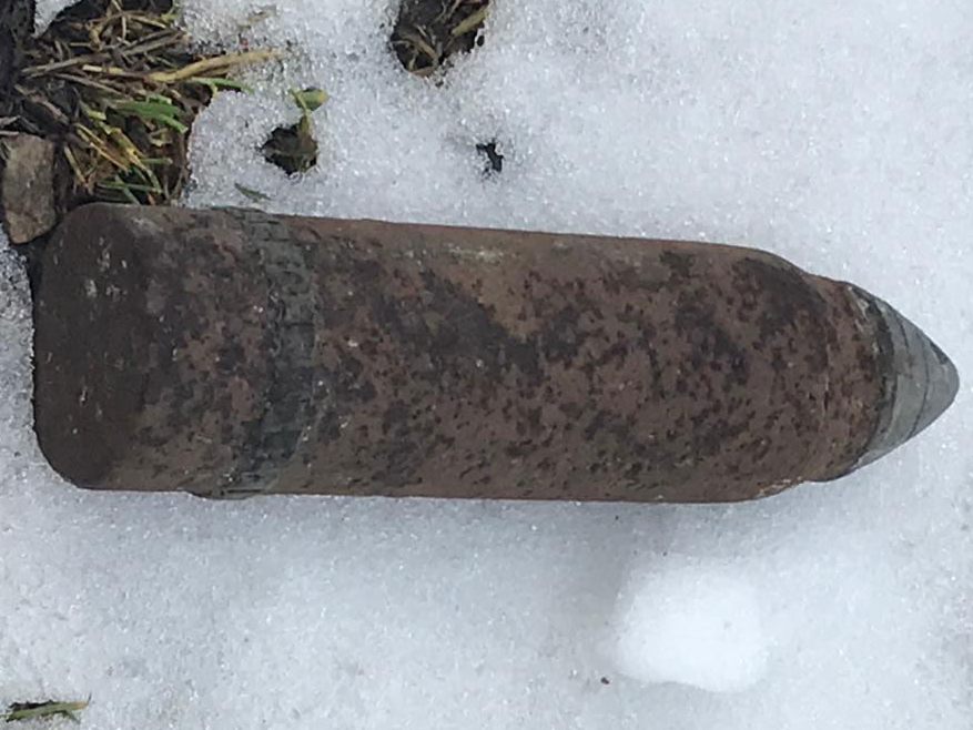 Granate in St. Gallenkirch gefunden.