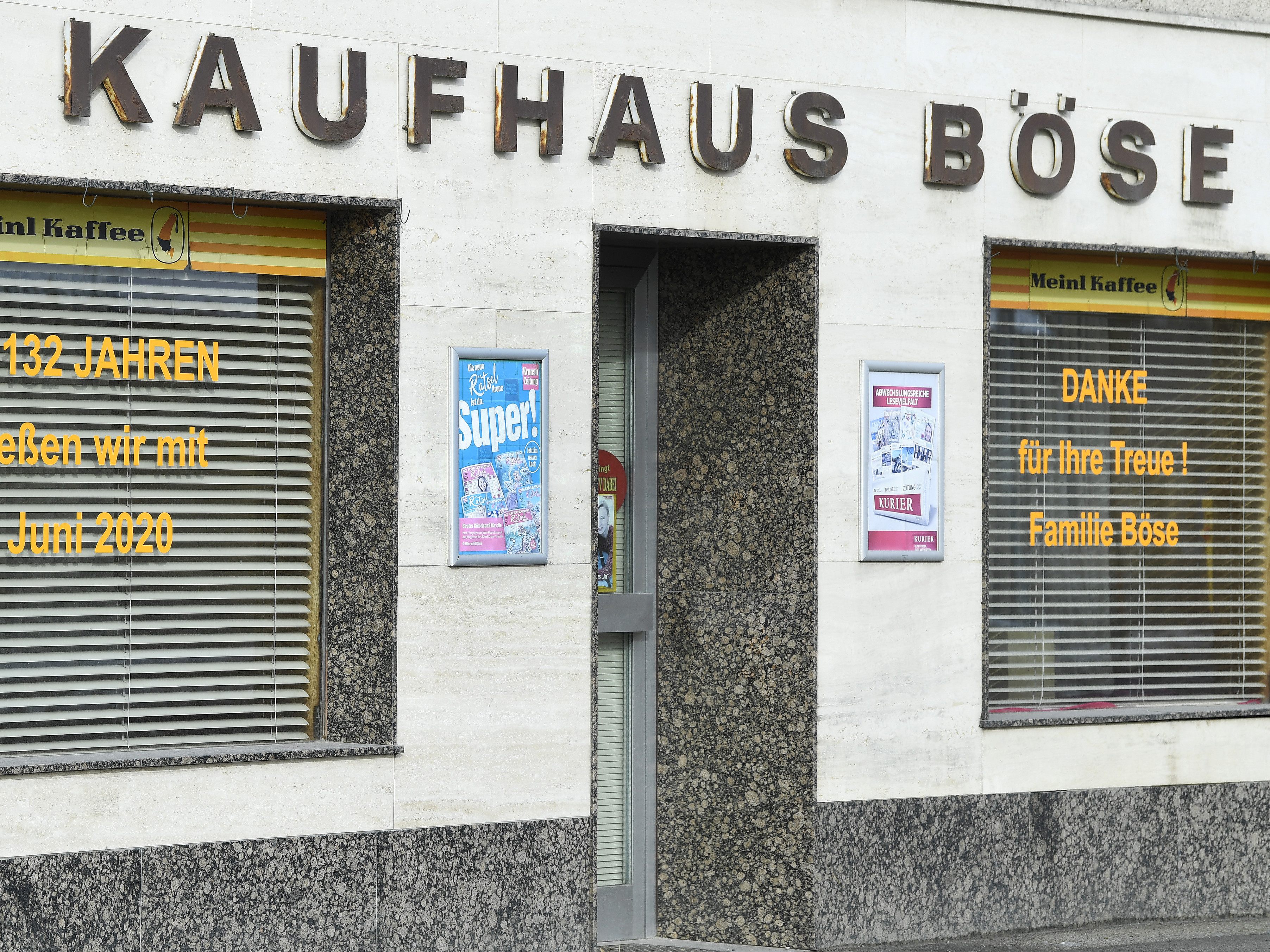 Das Kaufhaus Österreich stellte vor kurzem seinen Betrieb ein.