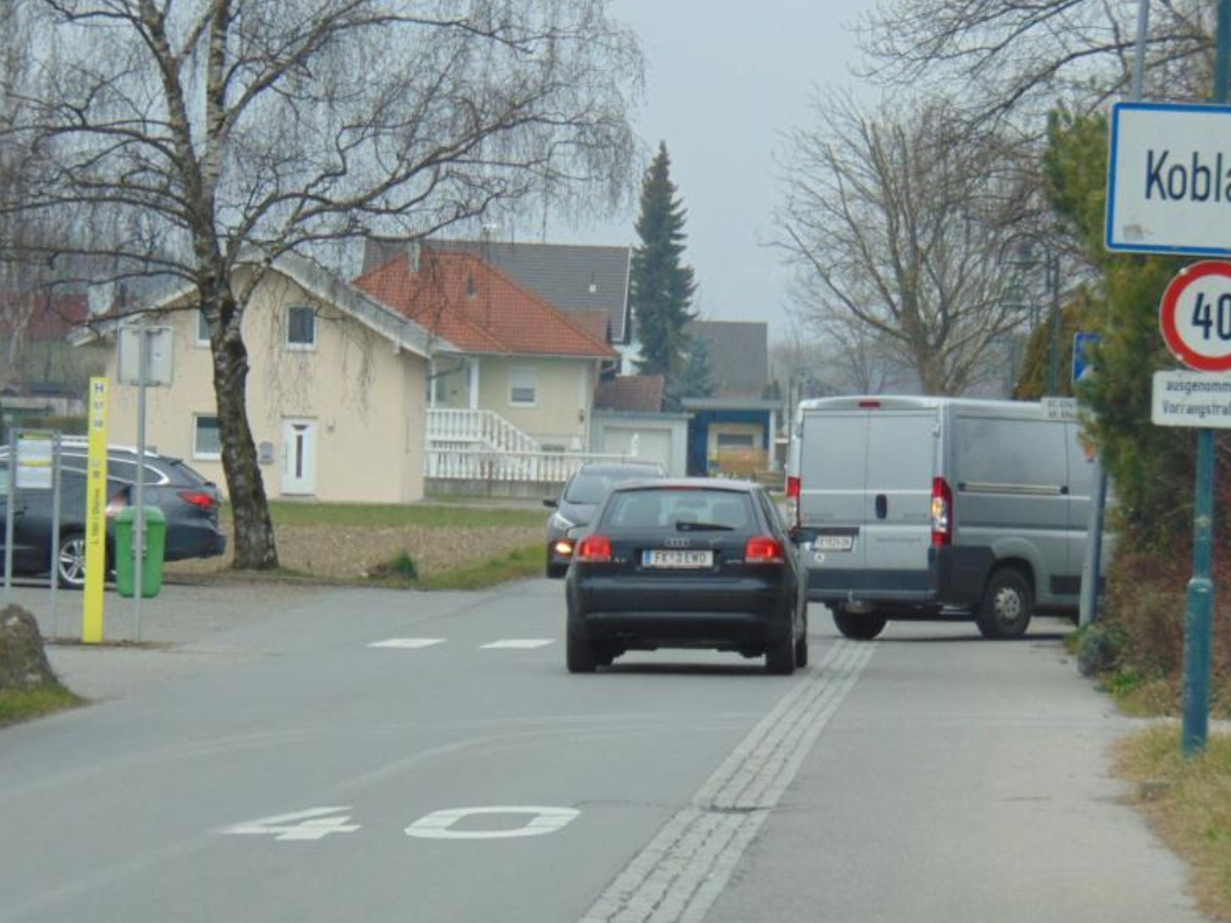 Die Verkehrsproblematik in der Dürne ist ein zentraler Punkt im neuen Straßen- und Wegekonzept von Koblach