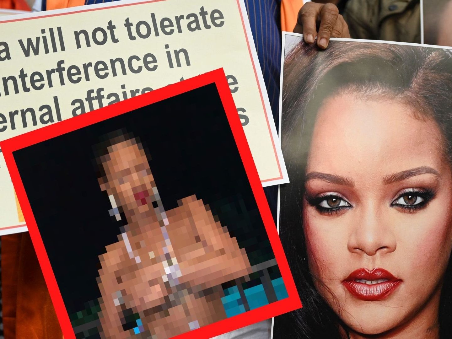 Wirbel um Rihanna in Indien.