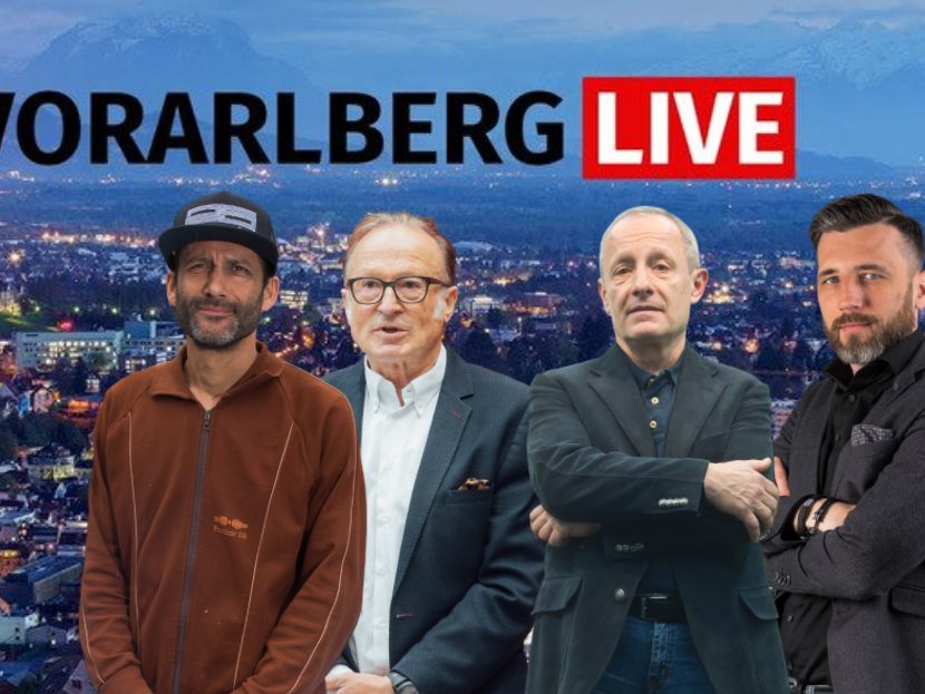 Bauer, Muxel und Pilz zu Gast bei Vorarlberg Live mit Pascal Pletsch. Bauer, Muxel und Pilz zu Gast bei Vorarlberg Live mit Pascal Pletsch.