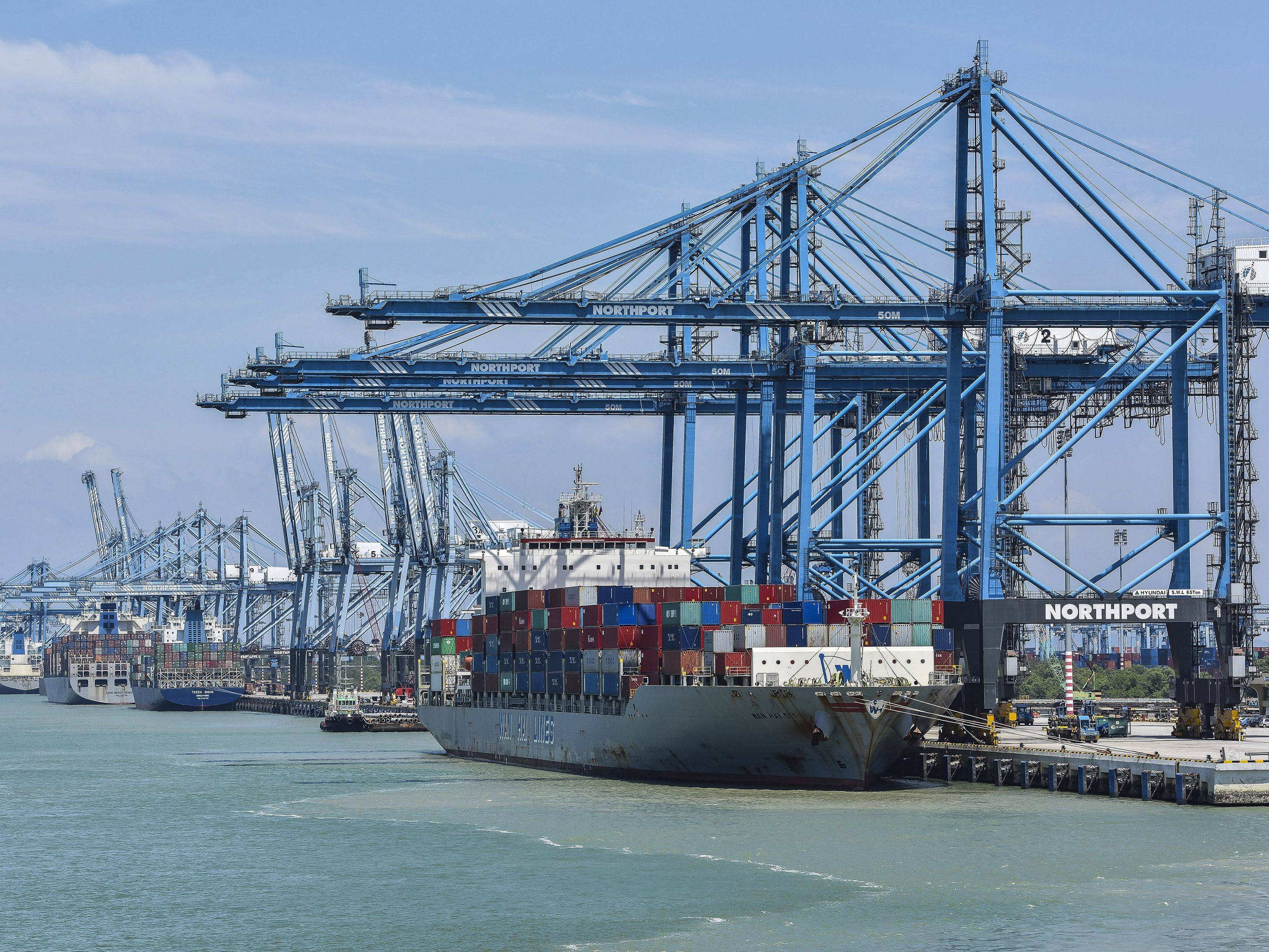 In Malaysia ist Gebrüder Weiss mit 51 Mitarbeiter*innen an drei Standorten präsent. Hier: Port Klang.