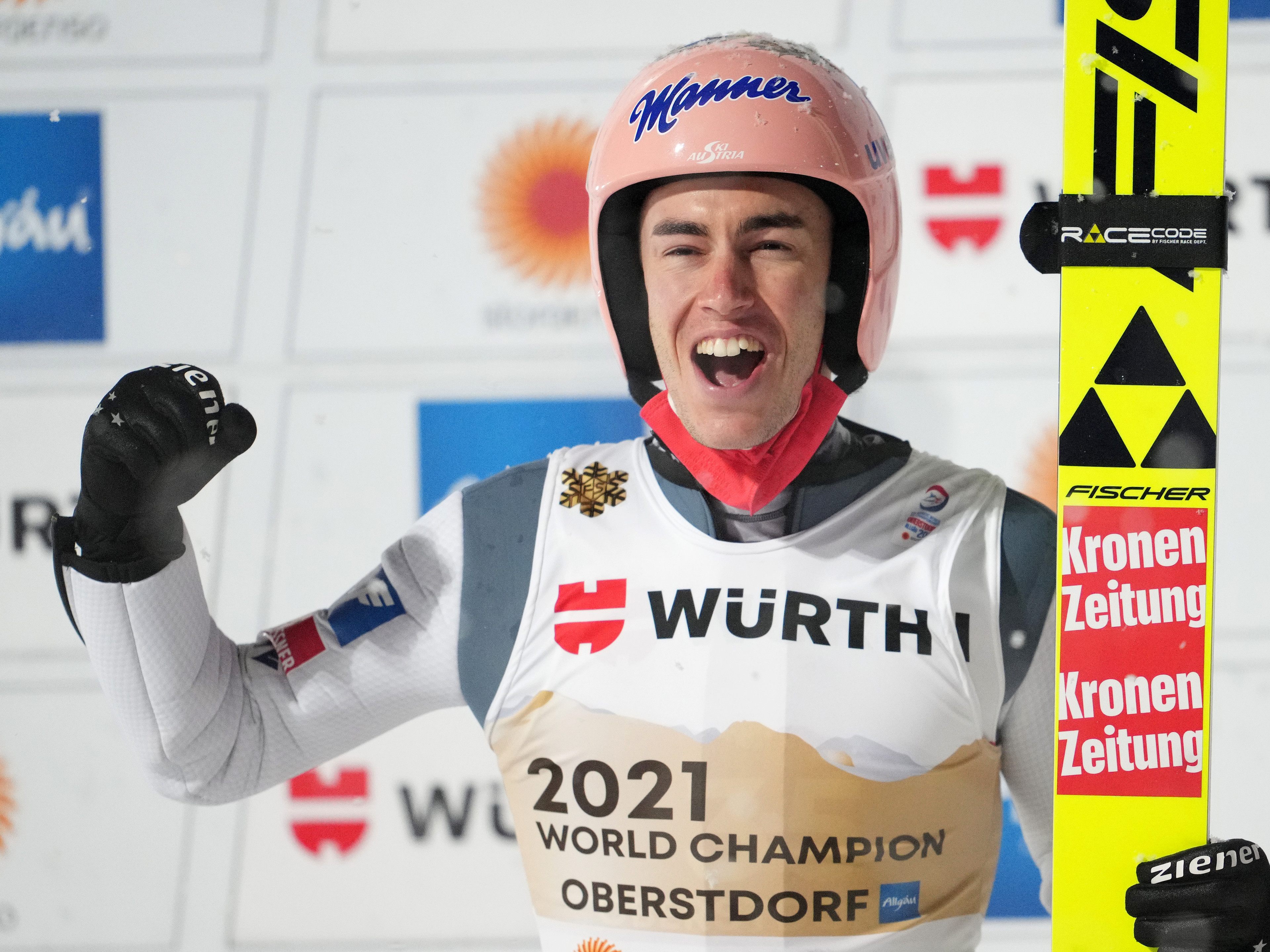 Stefan Kraft ist zum dritten Mal Weltmeister Stefan Kraft ist zum dritten Mal Weltmeister