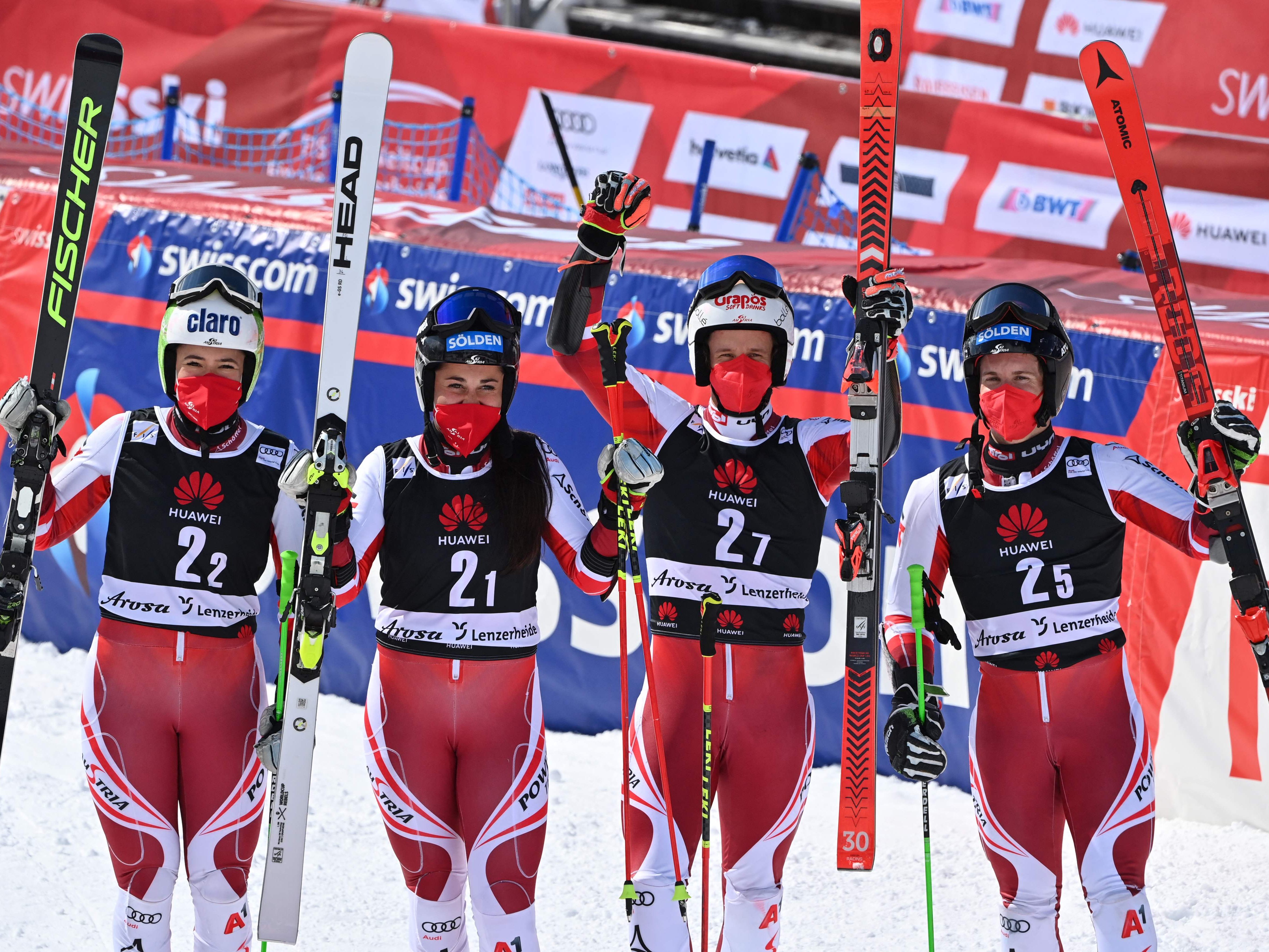 Podesplatz für das ÖSV-Team