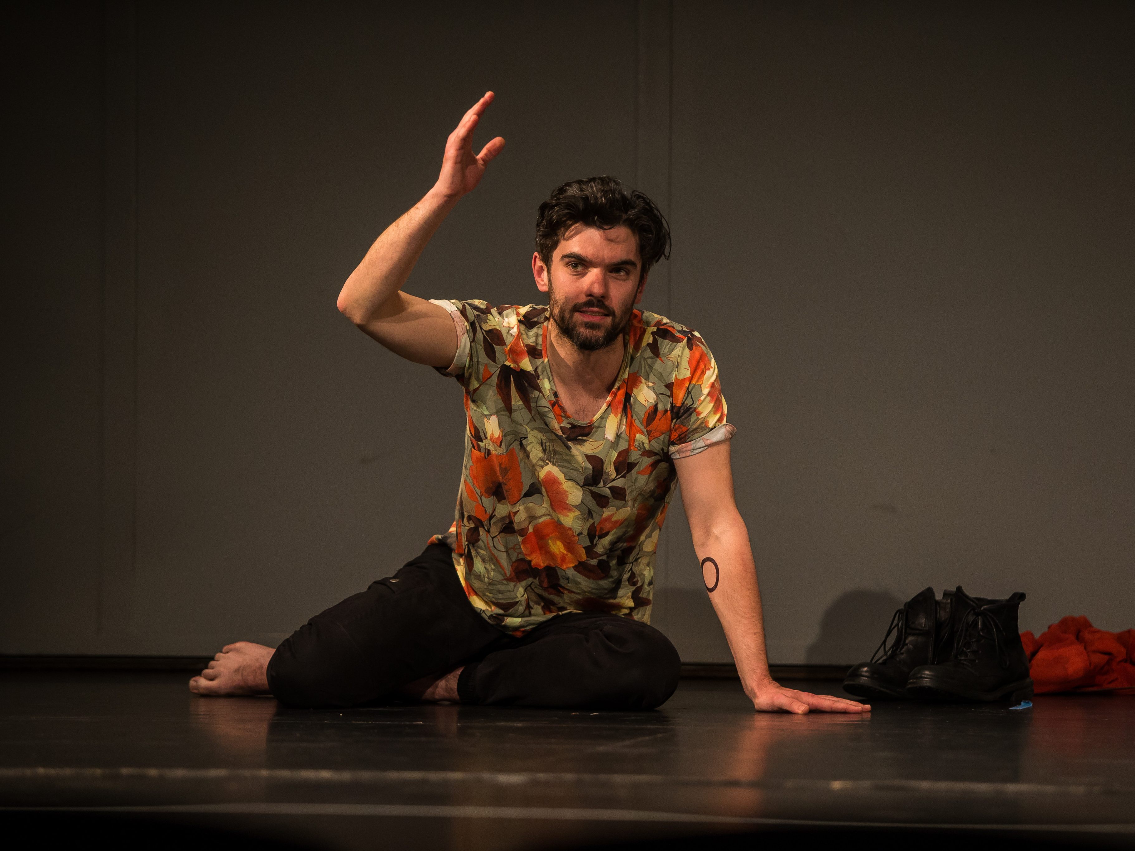 Generalprobe des Stücks "Tasso!" am Landestheater.