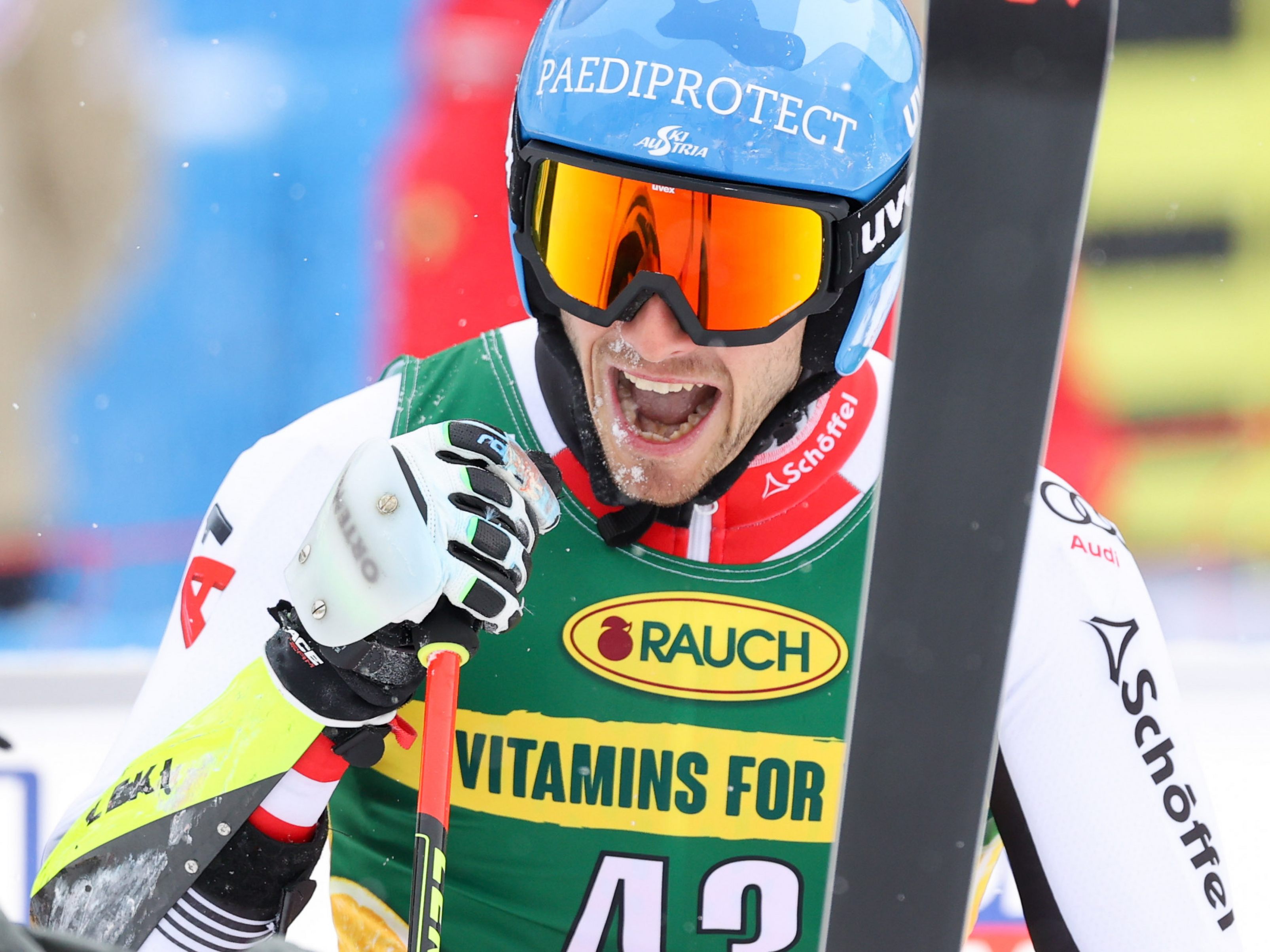 Ski alpin: ÖM-Titel im Riesentorlauf an Magnus Walch.