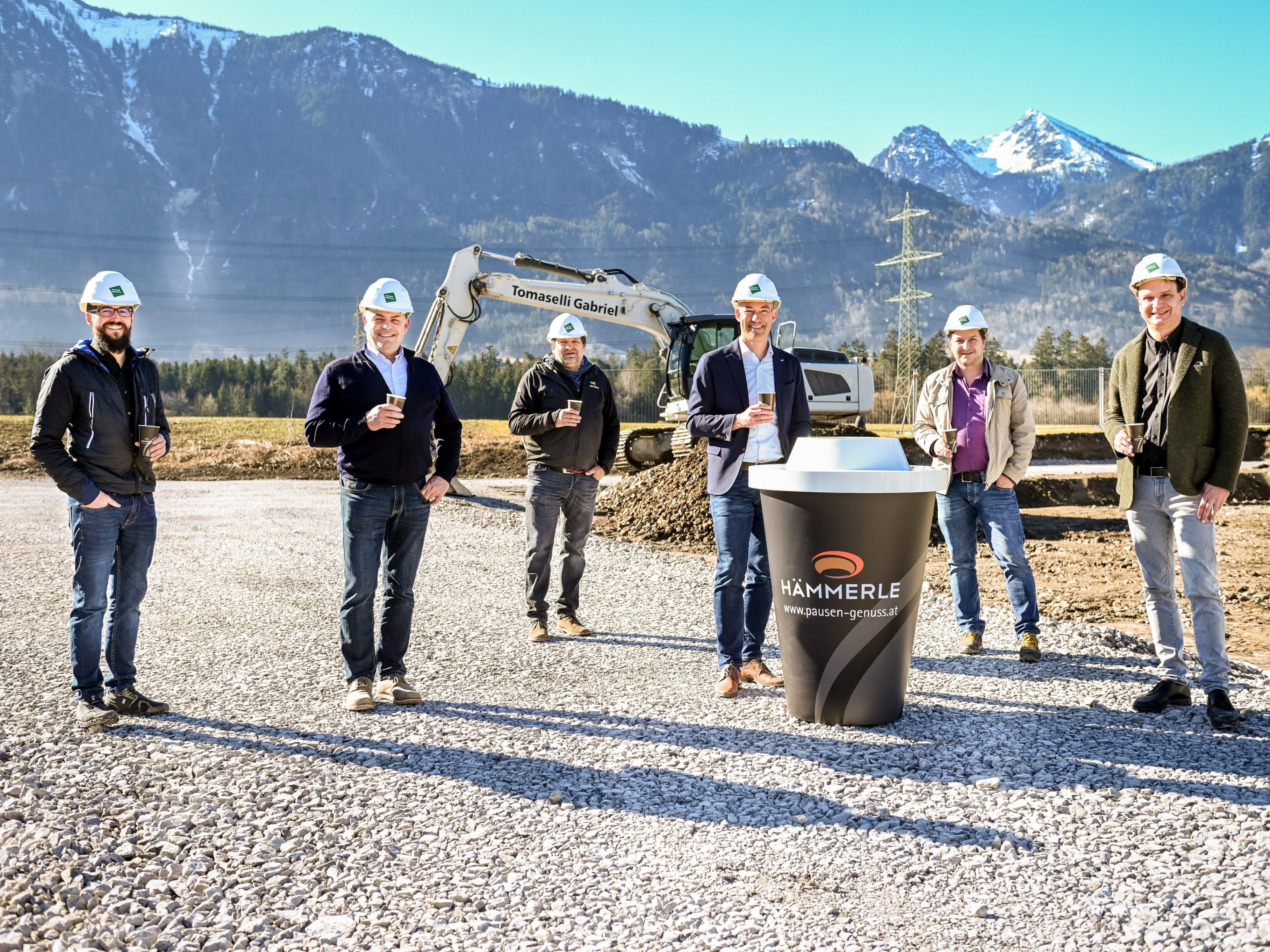 Baustart des neuen Logistik-Centers von Hämmerle Kaffee