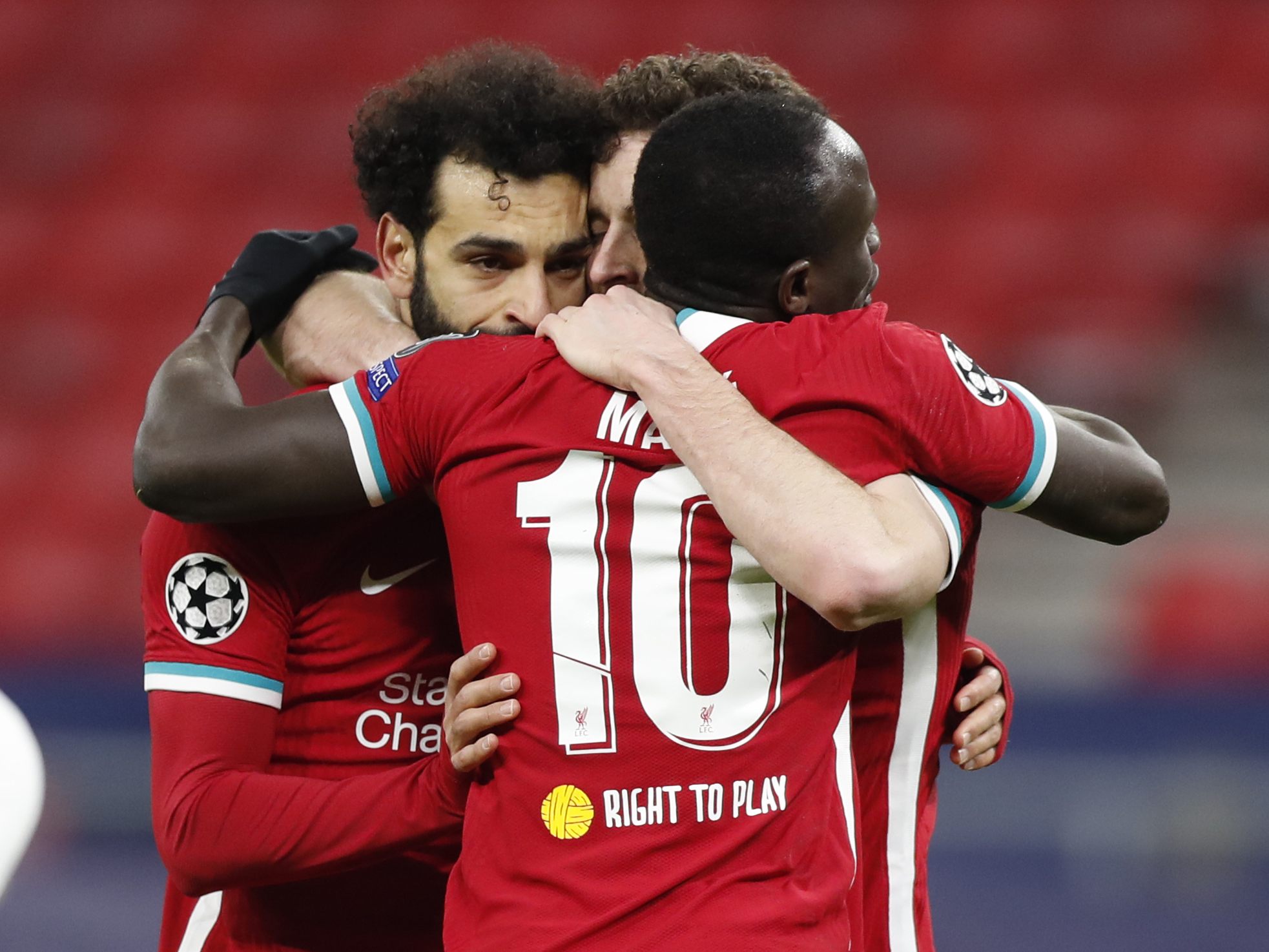 Salah und Mané schossen Liverpool ins CL-Viertelfinale. Salah und Mané schossen Liverpool ins CL-Viertelfinale.