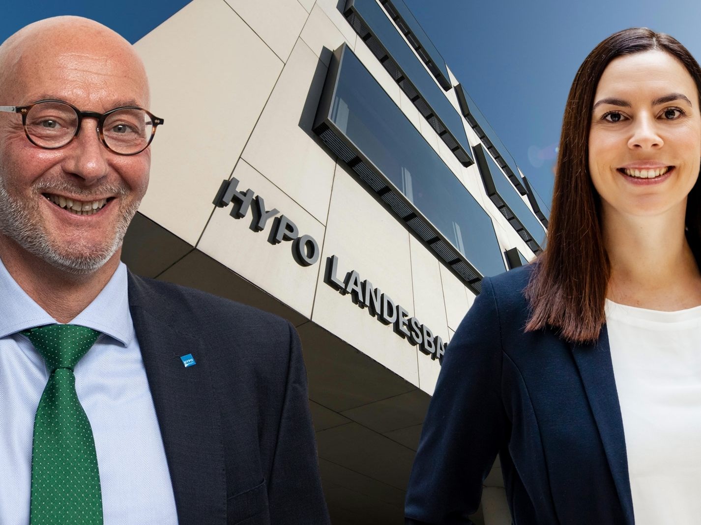 Sabine Nigsch (r.) und Stephan Modler (l.) übernehmen die Marketing-Agenden bei der Hypo Vorarlberg.