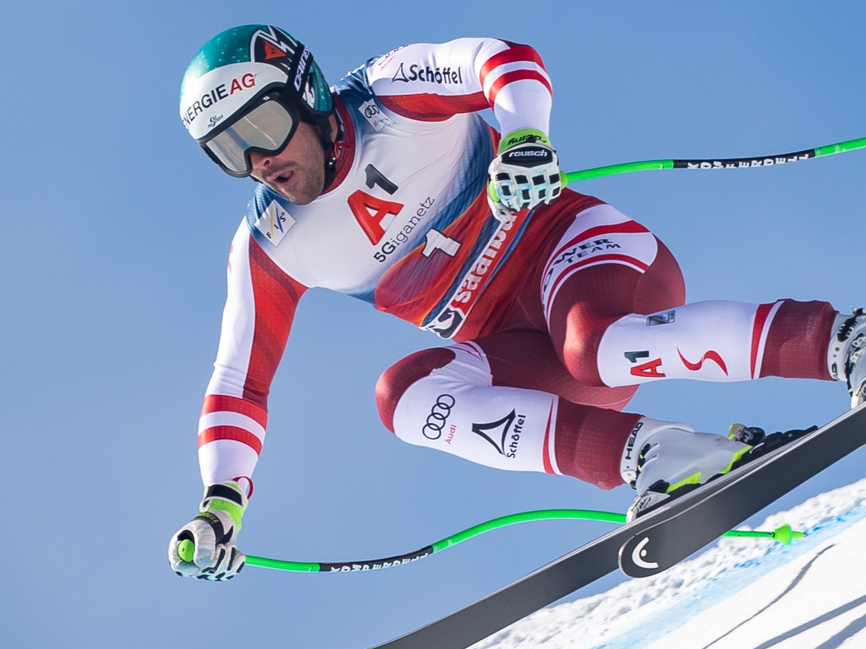 Doppelweltmeister Vincent Kriechmayr hat beste Chancen im Super-G die kleine Kristallkugel zu holen.