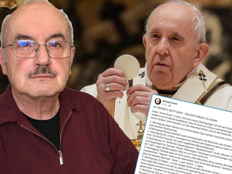 Kritik am Nein des Vatikan zur Segnung von Homo-Paaren Kritik am Nein des Vatikan zur Segnung von Homo-Paaren
