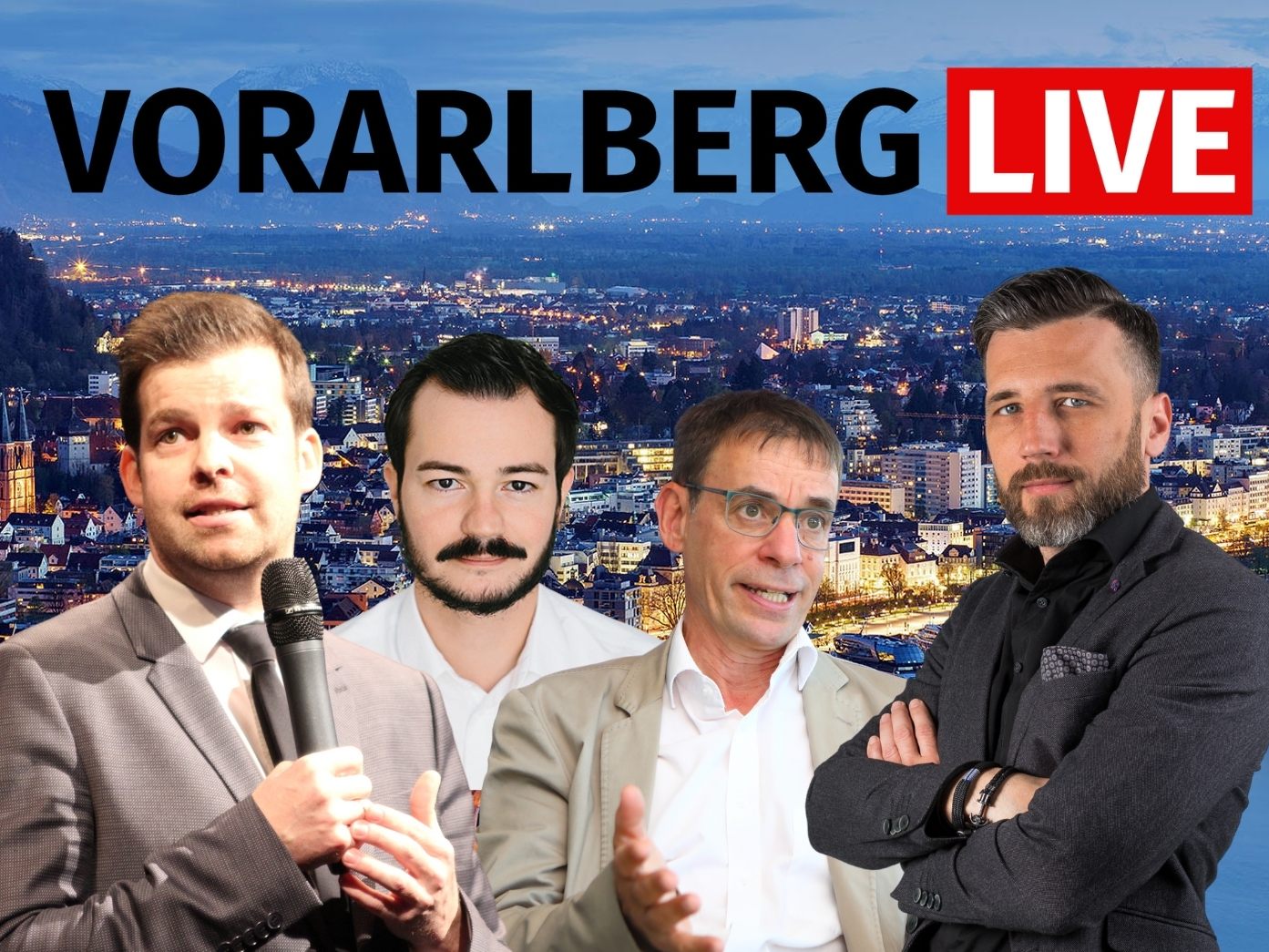 Heute um 17 Uhr in "Vorarlberg LIVE": Matthias Burtscher, Moritz Moser und Michael Rauch Heute um 17 Uhr in "Vorarlberg LIVE": Matthias Burtscher, Moritz Moser und Michael Rauch