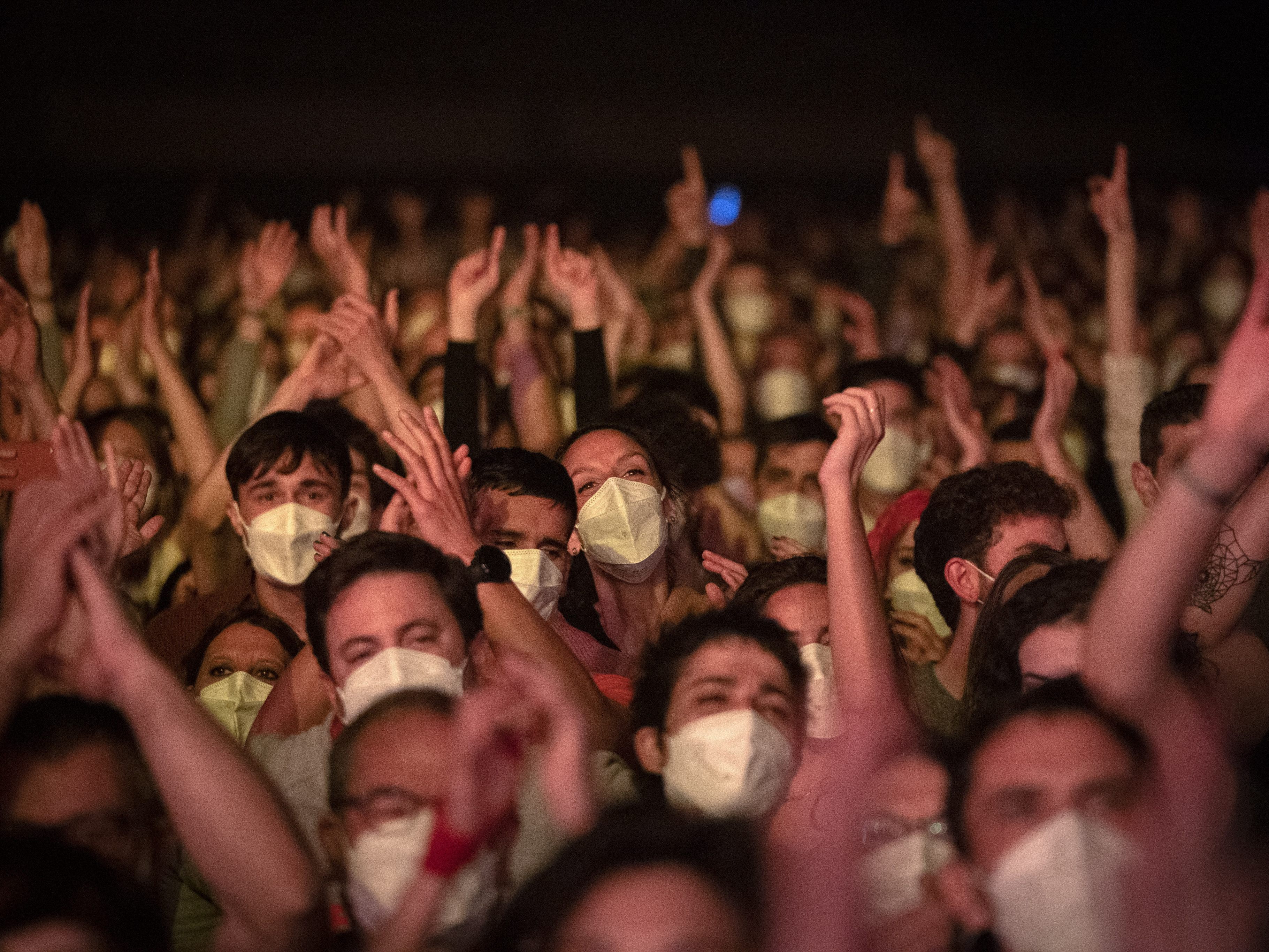 In Spanien fand kürzlich das erste Großkonzert mit 5.000 Besuchern statt. In Spanien fand kürzlich das erste Großkonzert mit 5.000 Besuchern statt.