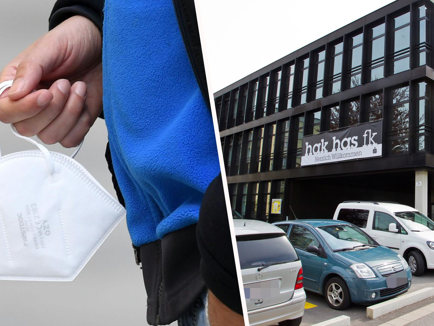 Ein Lehrer der HAK Feldkirch unterrichtete von zu Hause aus. Ein Lehrer der HAK Feldkirch unterrichtete von zu Hause aus.