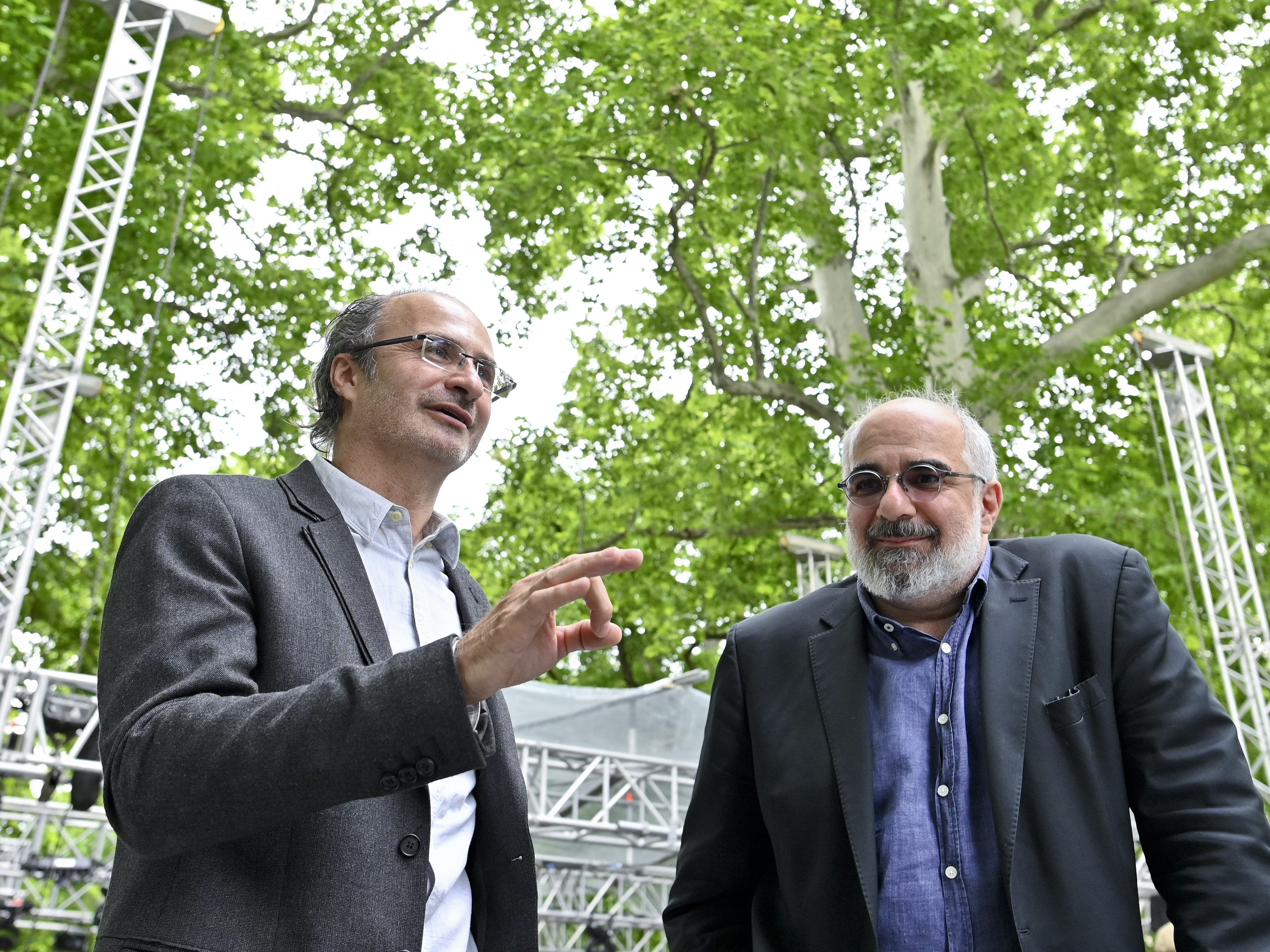 Georg Hoanzl und Michael Niavarani haben das Theater im Park im letzten Jahr gegründet.