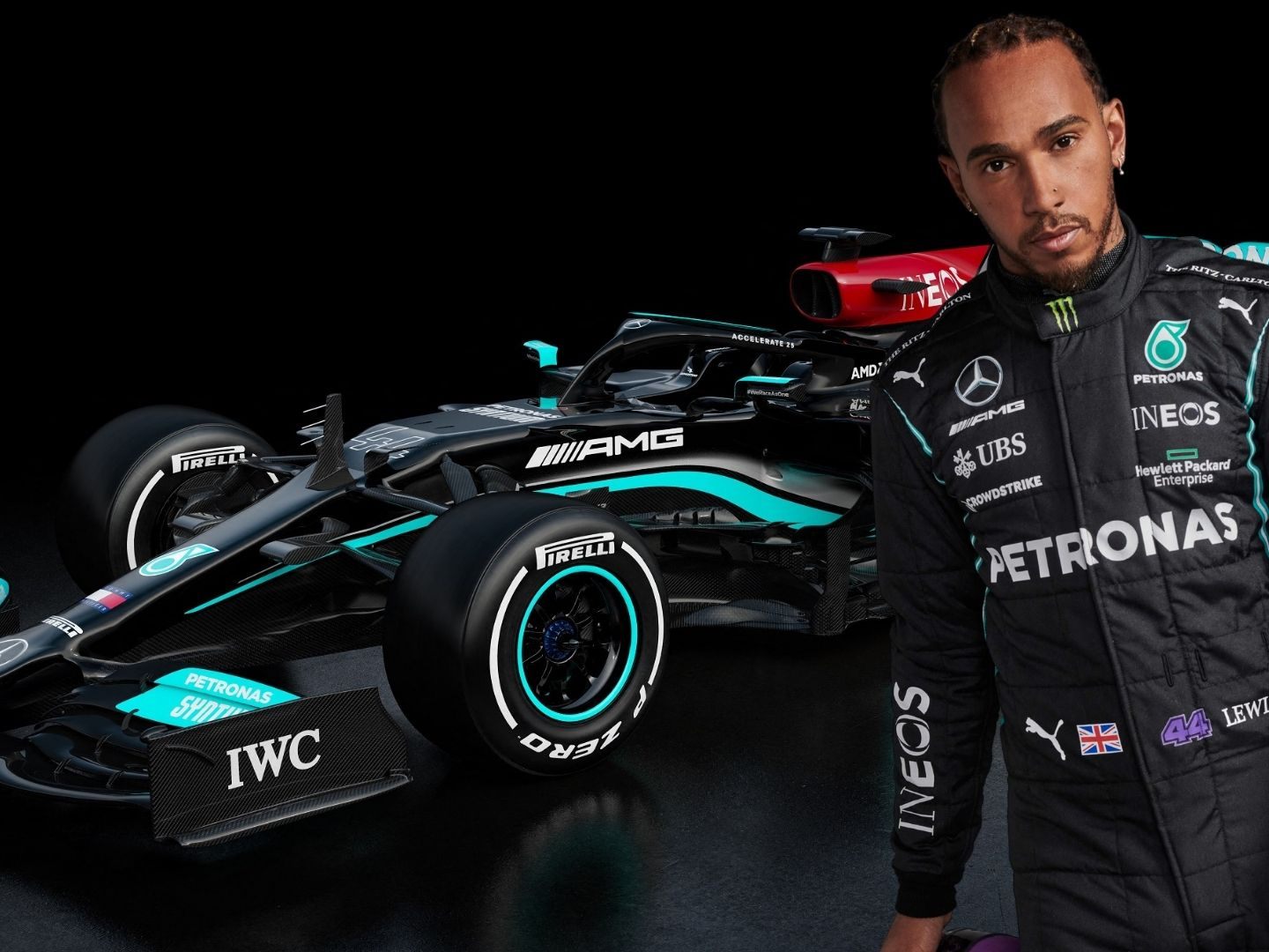 Auf Rekordkurs: Hamilton mit Mercedes AMG.