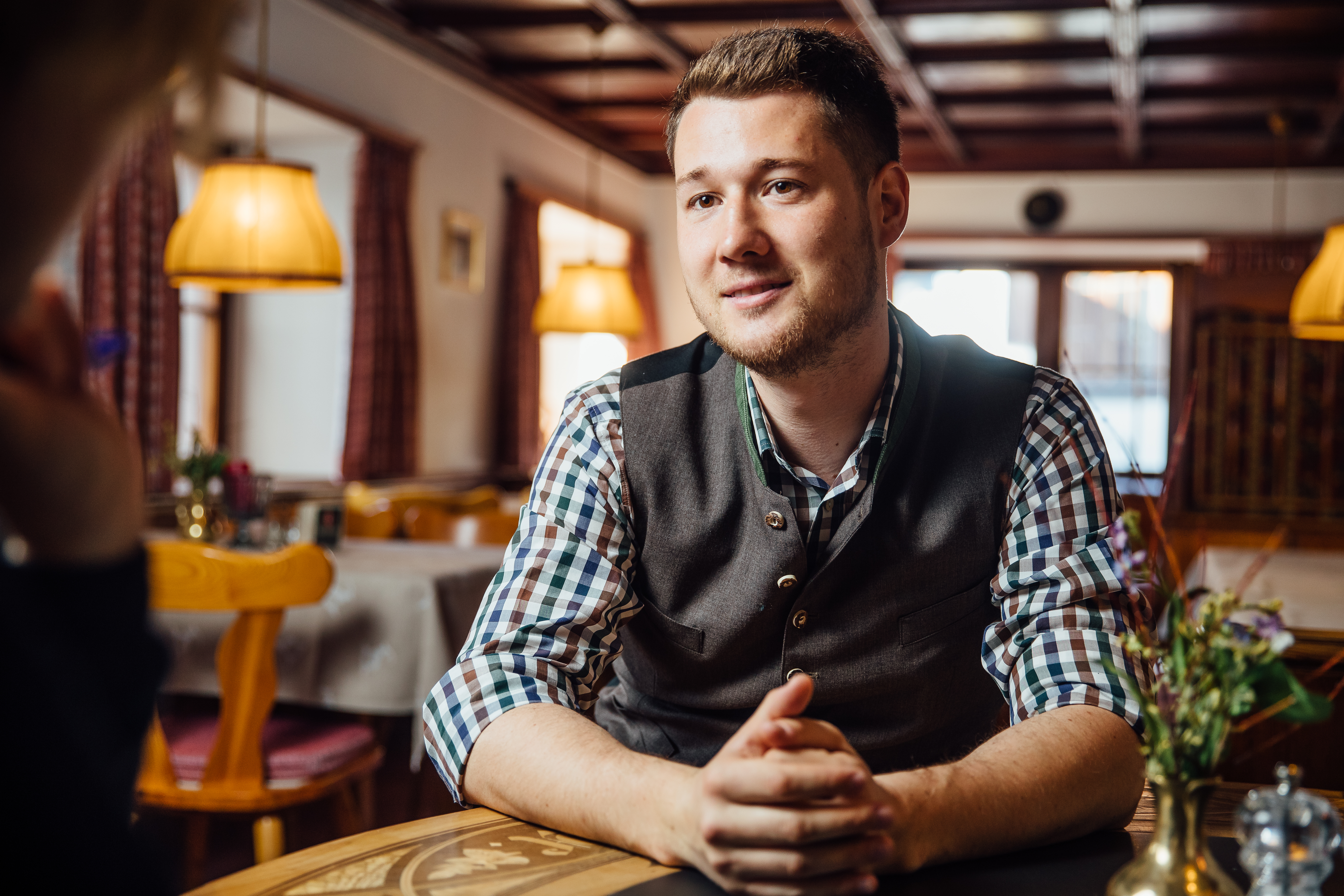 Der passionierte Gastronom Seraphin Tschohl glaubt an die Zukunft seiner Branche.