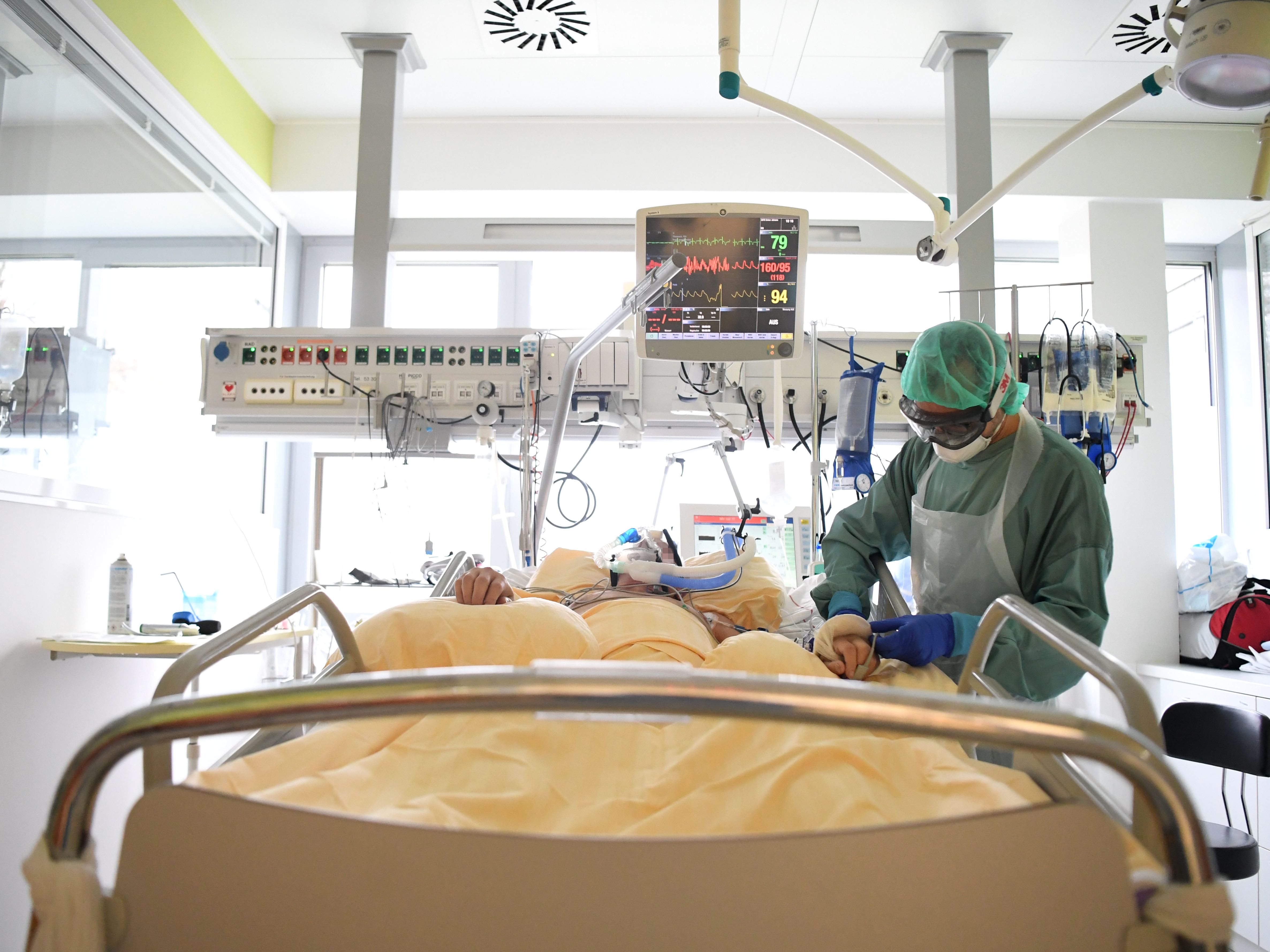 107 Coronavirus-Patienten liegen derzeit auf Niederösterreichs Intensivstationen.