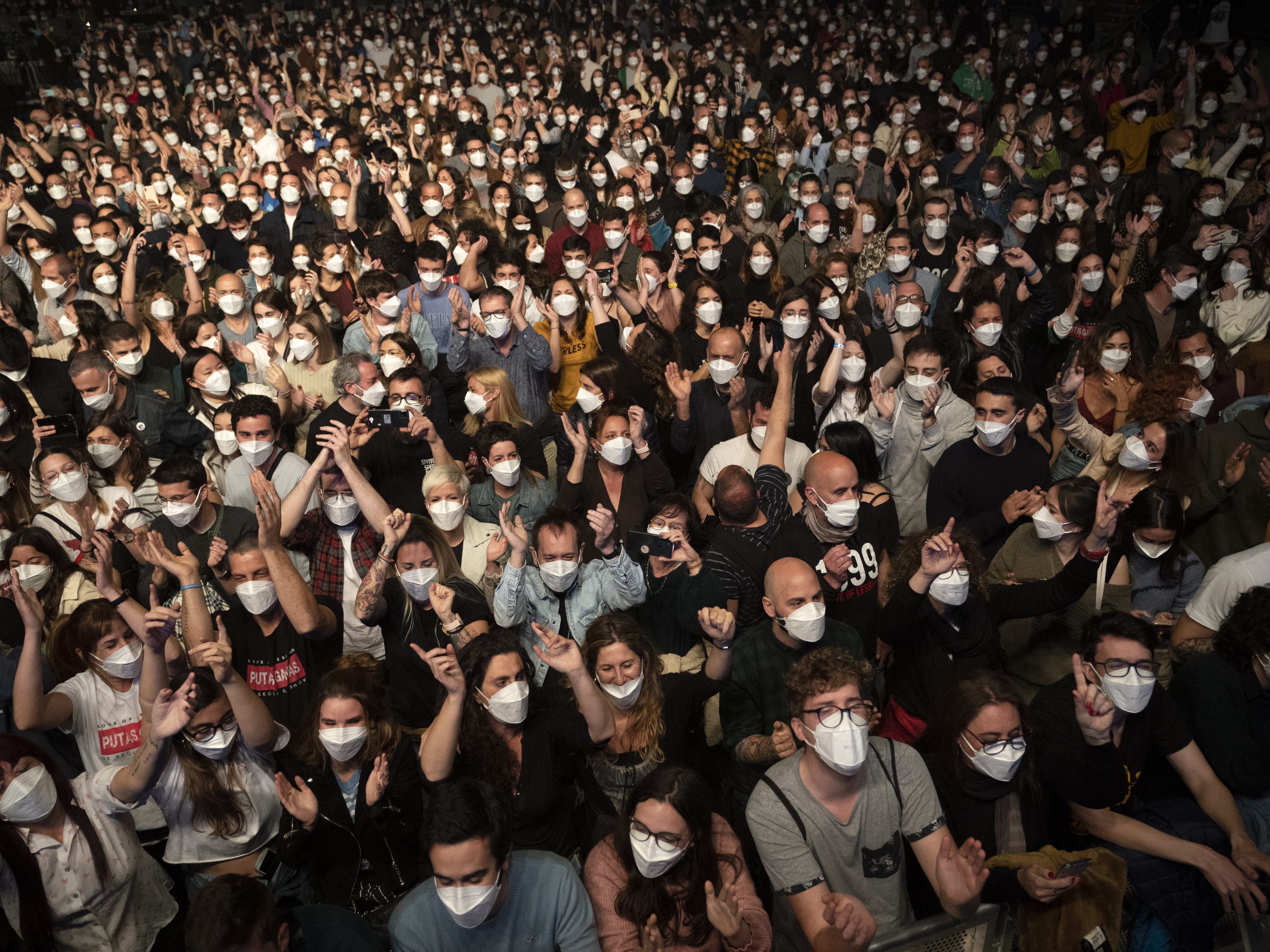 5.000 Menschen waren beim Test-Konzert in Barcelona dabei. 5.000 Menschen waren beim Test-Konzert in Barcelona dabei.