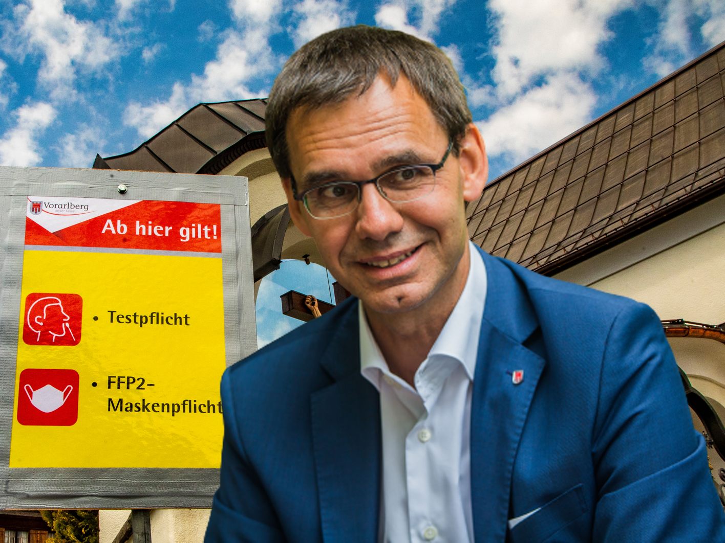 Landeshauptmann Markus Wallner verteidigt die Modellregion Vorarlberg.